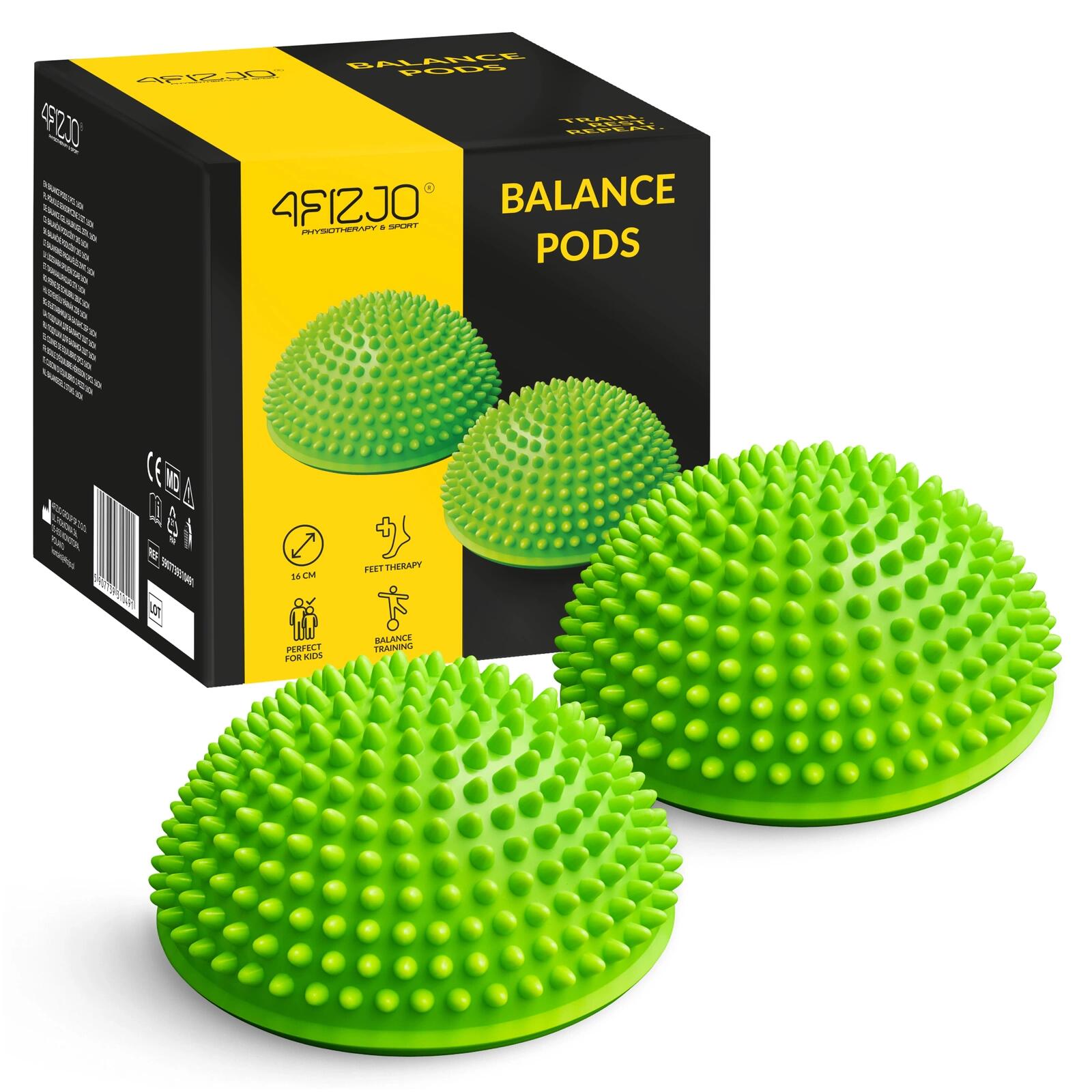 Półkule sensoryczne do rehabilitacji 2 szt. 4FIZJO