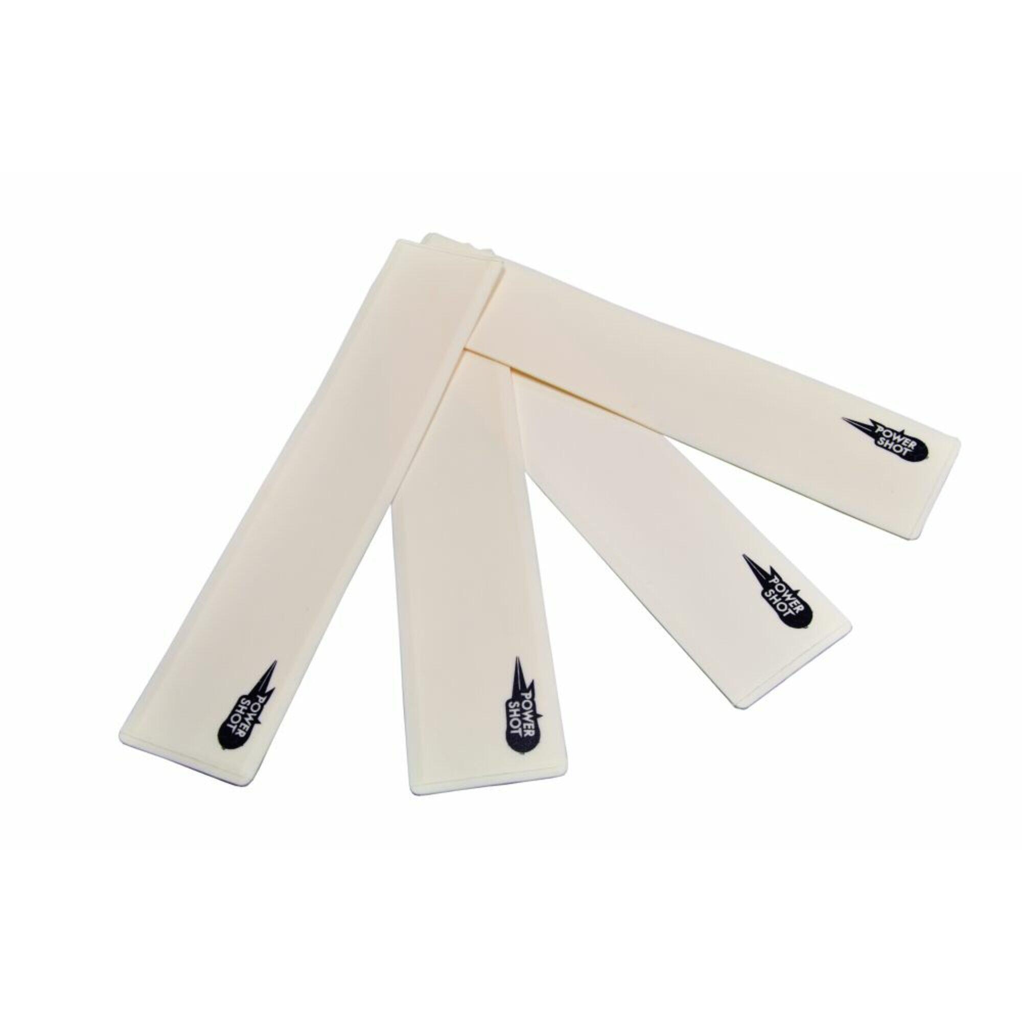 Zestaw 4 białych pasków - zabawne oznaczenia podłóg