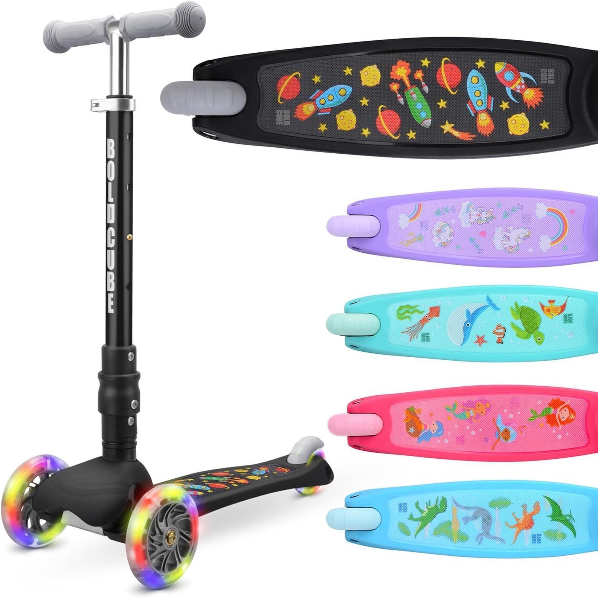 BOLDCUBE Teeny Fold hulajnoga 3-kołowa czarna