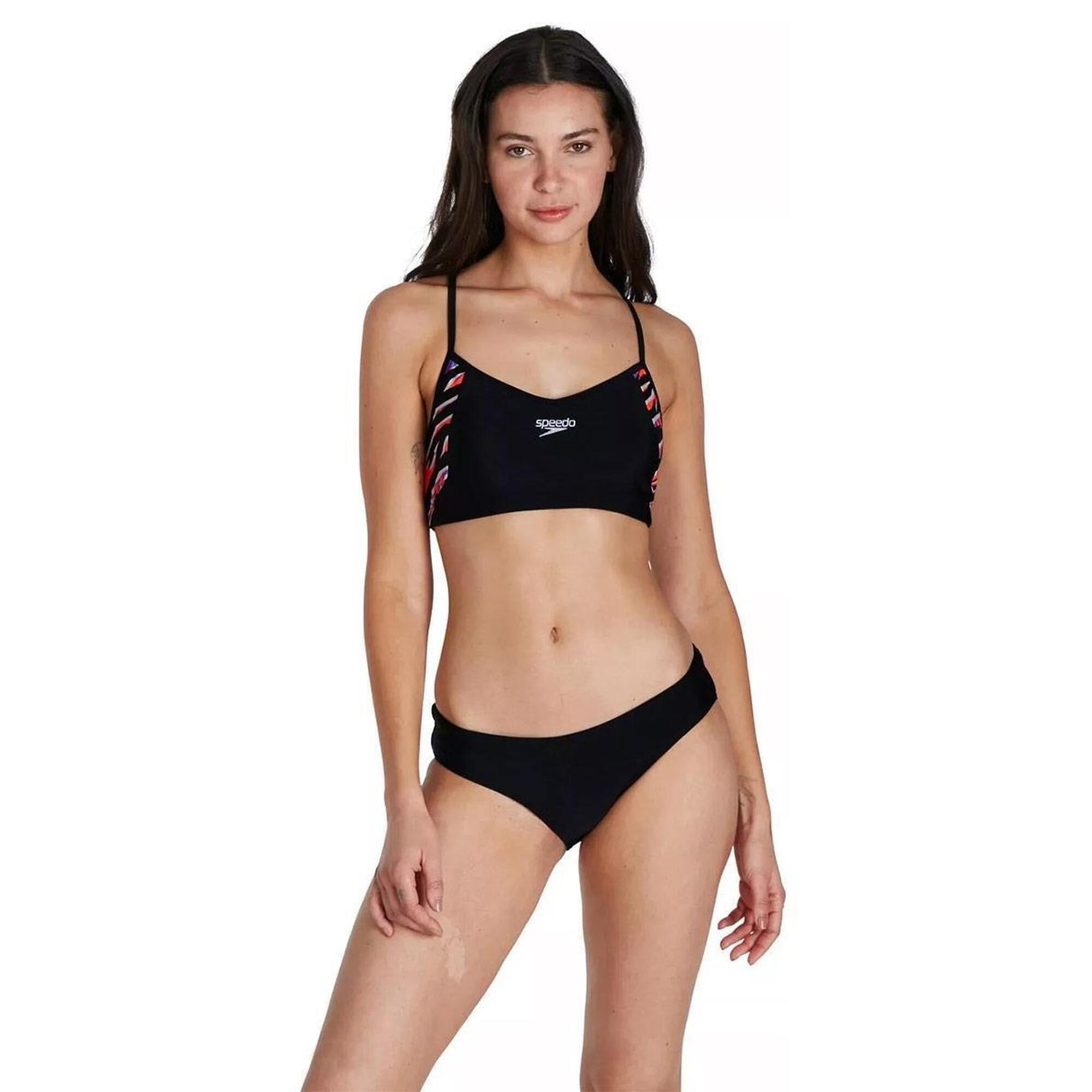 Bikini Speedo Thinstrap Volley – Czarno-Czerwono-Białe – Rozmiar 40