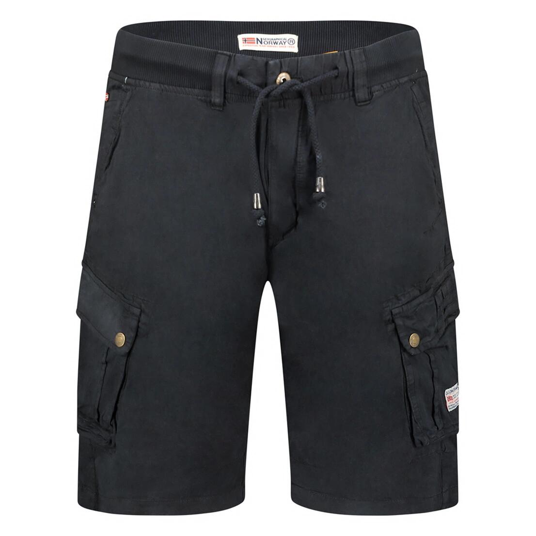 Bermudy Geographical Norway PAKITO BLACK DB MEN 256 czarny męska