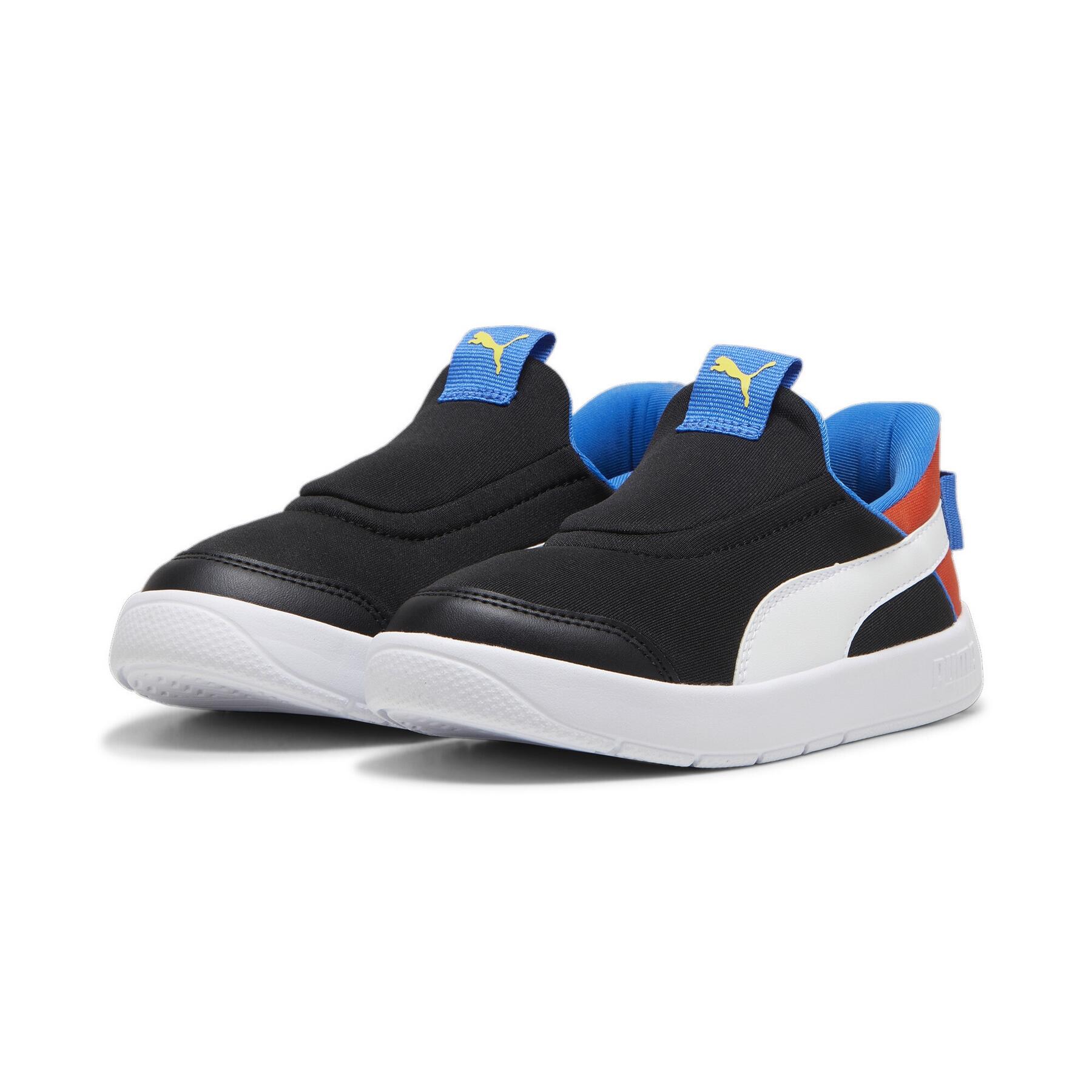 Puma Courtflex v3 - Buty Chłopięce 28,5 Czarne