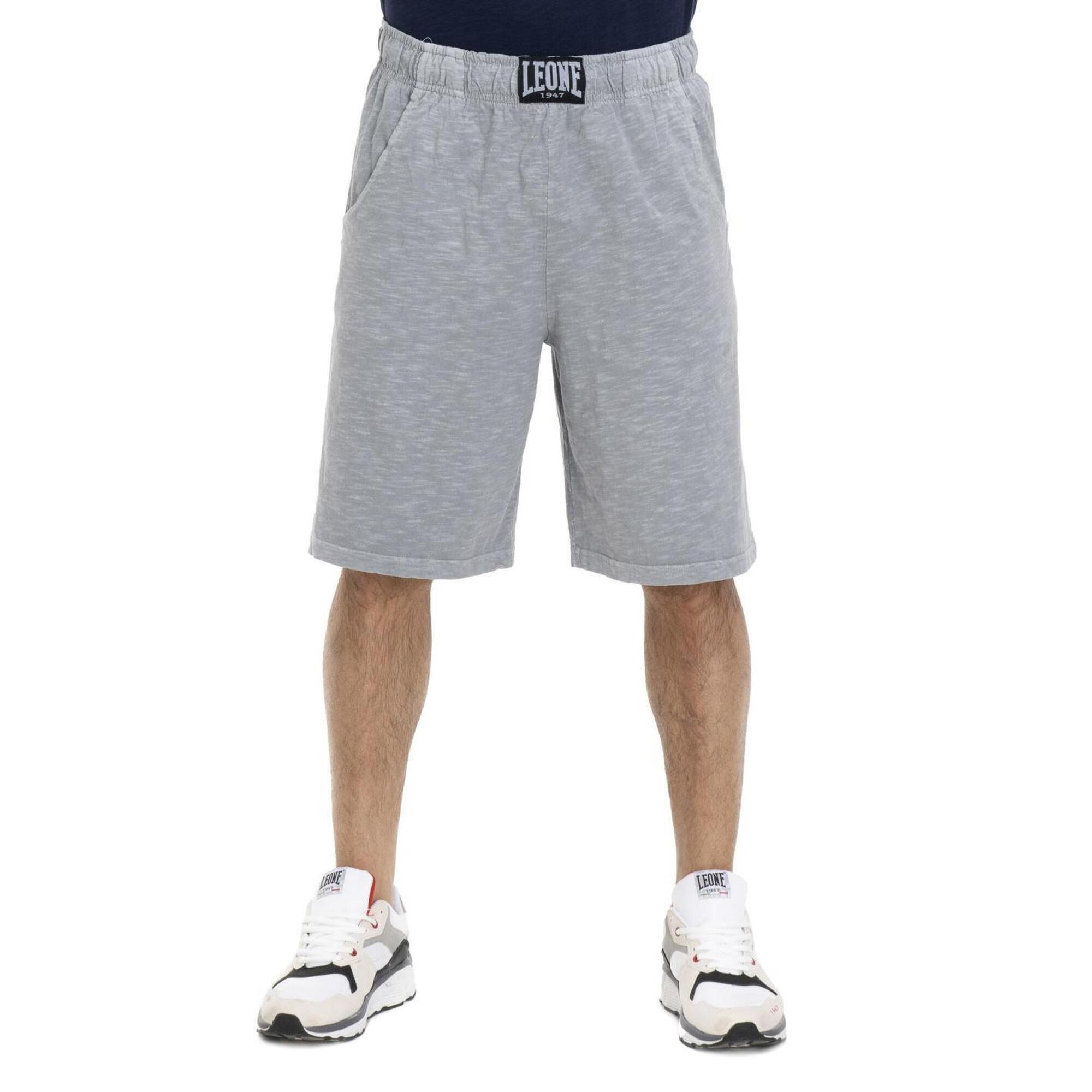 Męskie szorty z efektem sprania plaży