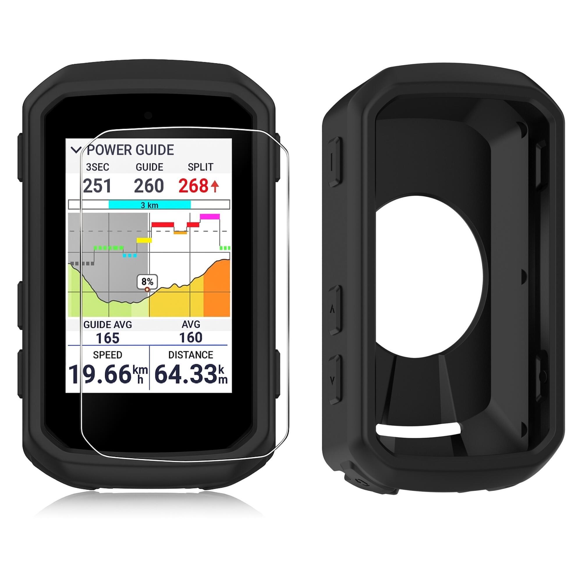 Zestaw ochronny – etui silikonowe + szkło 9H – Garmin Edge 850 / 550