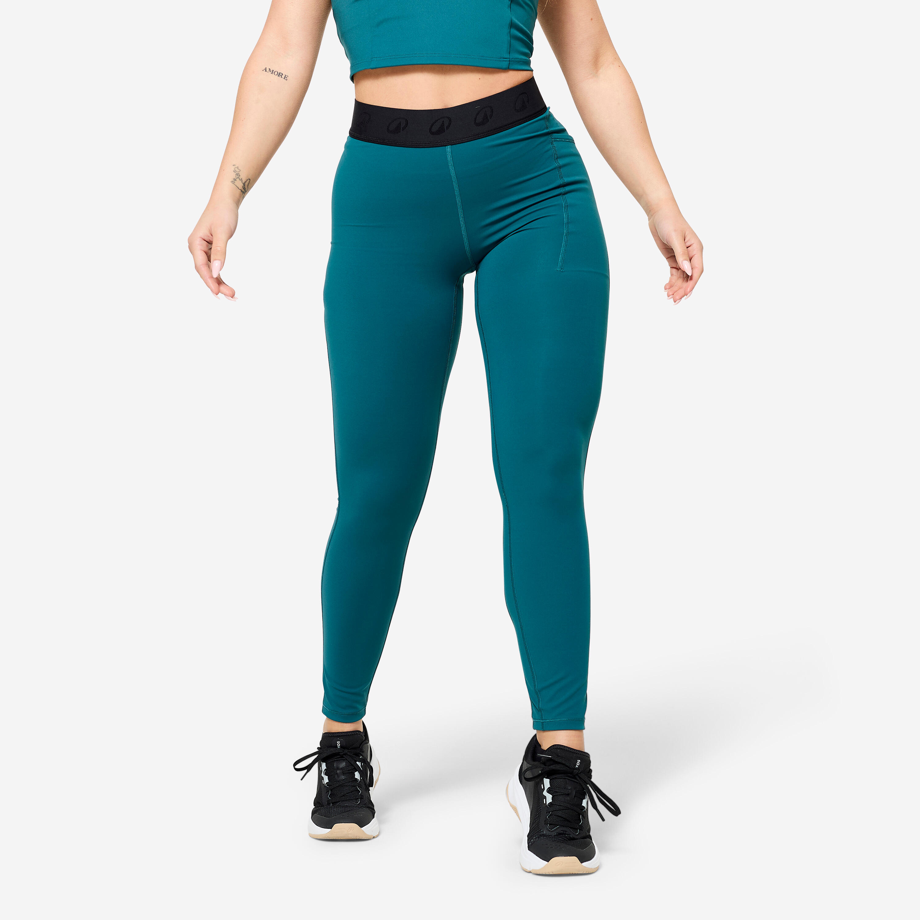 Legginsy fitness damskie Domyos
