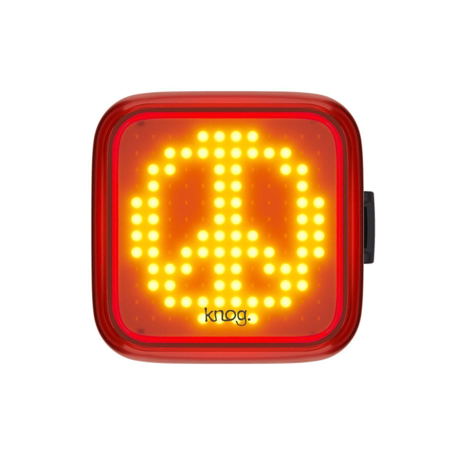 Lampka rowerowa tylna Knog Blinder - Peace