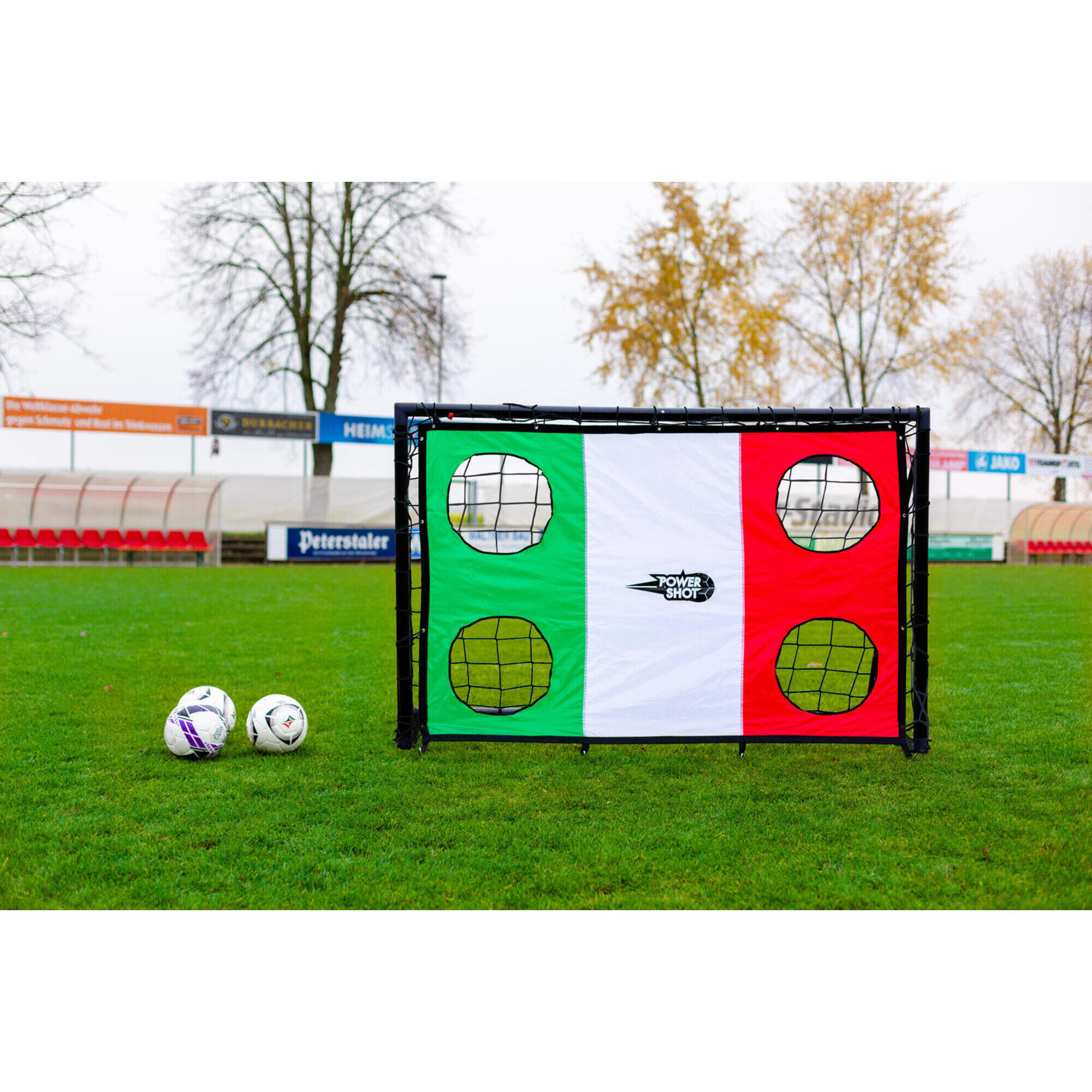 Bramka do piłki nożnej (1,8 x 1,2 m) + ściana strzelecka Włochy