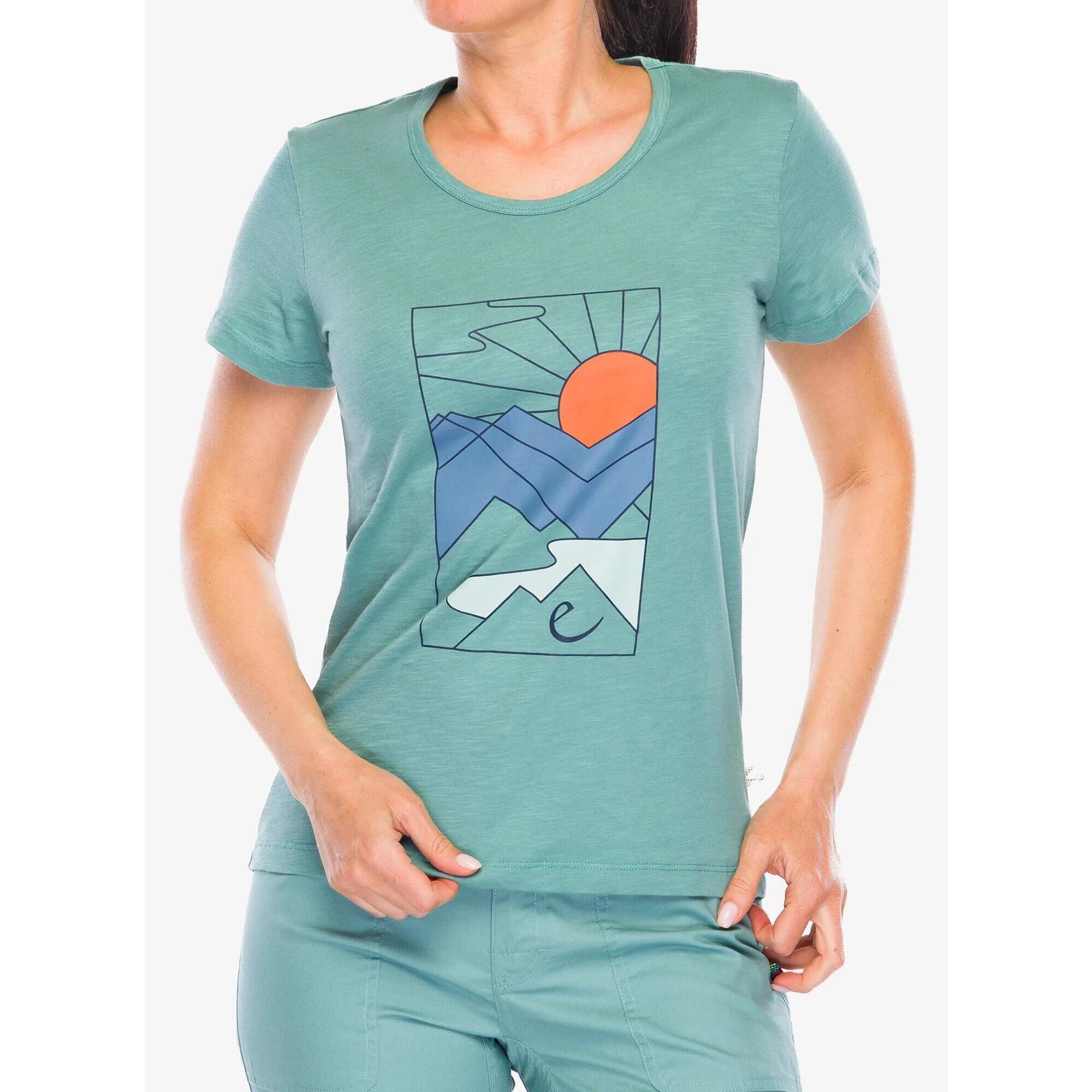 Koszulka bawełniana damska Edelrid Highball T-Shirt V