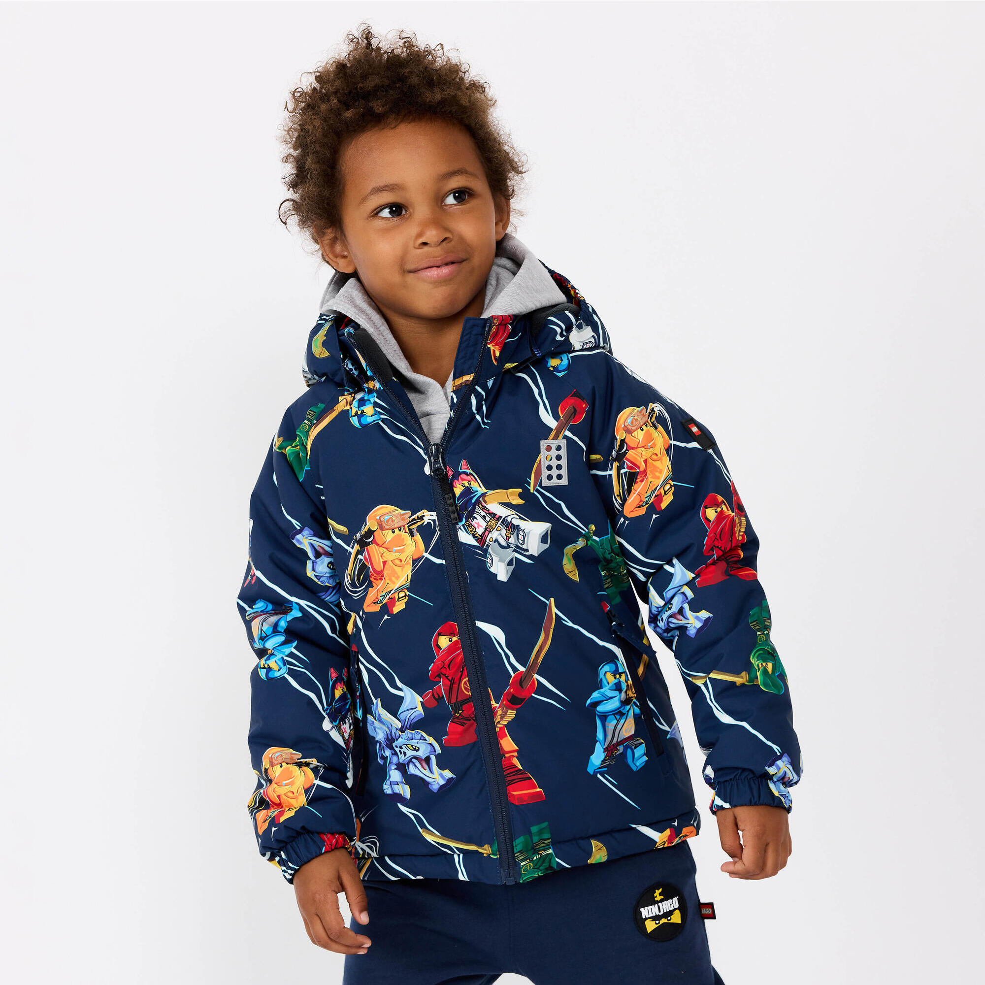 Kurtka Zimowa Dziecięca Wodoodporna LEGO Ninjago Jad 603