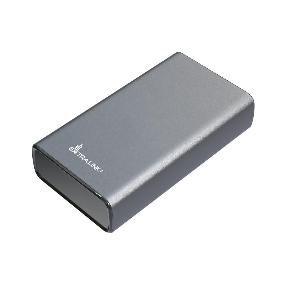 Powerbank Extralink EPB-126 20000mAh 45W USB-C Srebrny