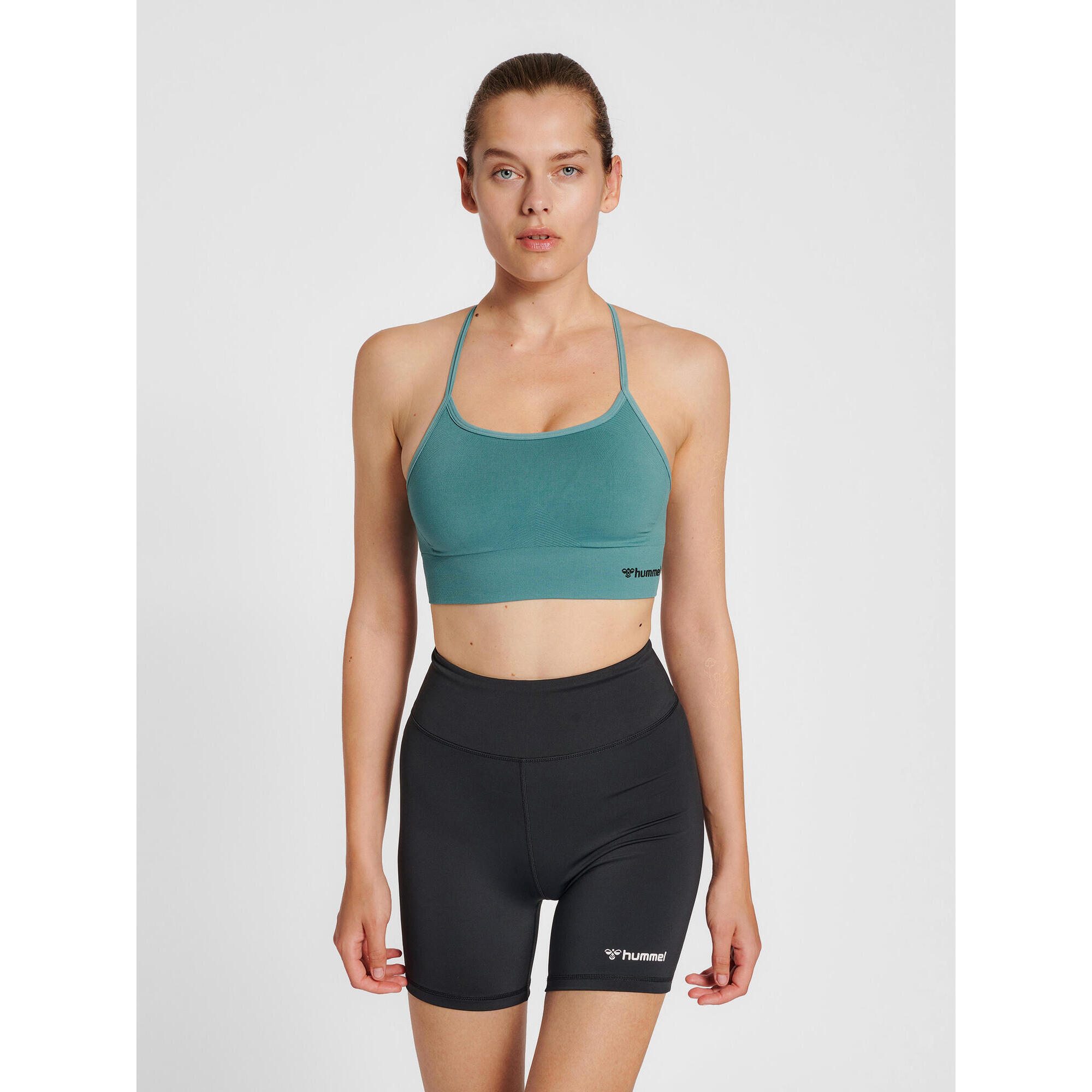 Damski bezszwowy biustonosz sportowy Hummel Tiffy