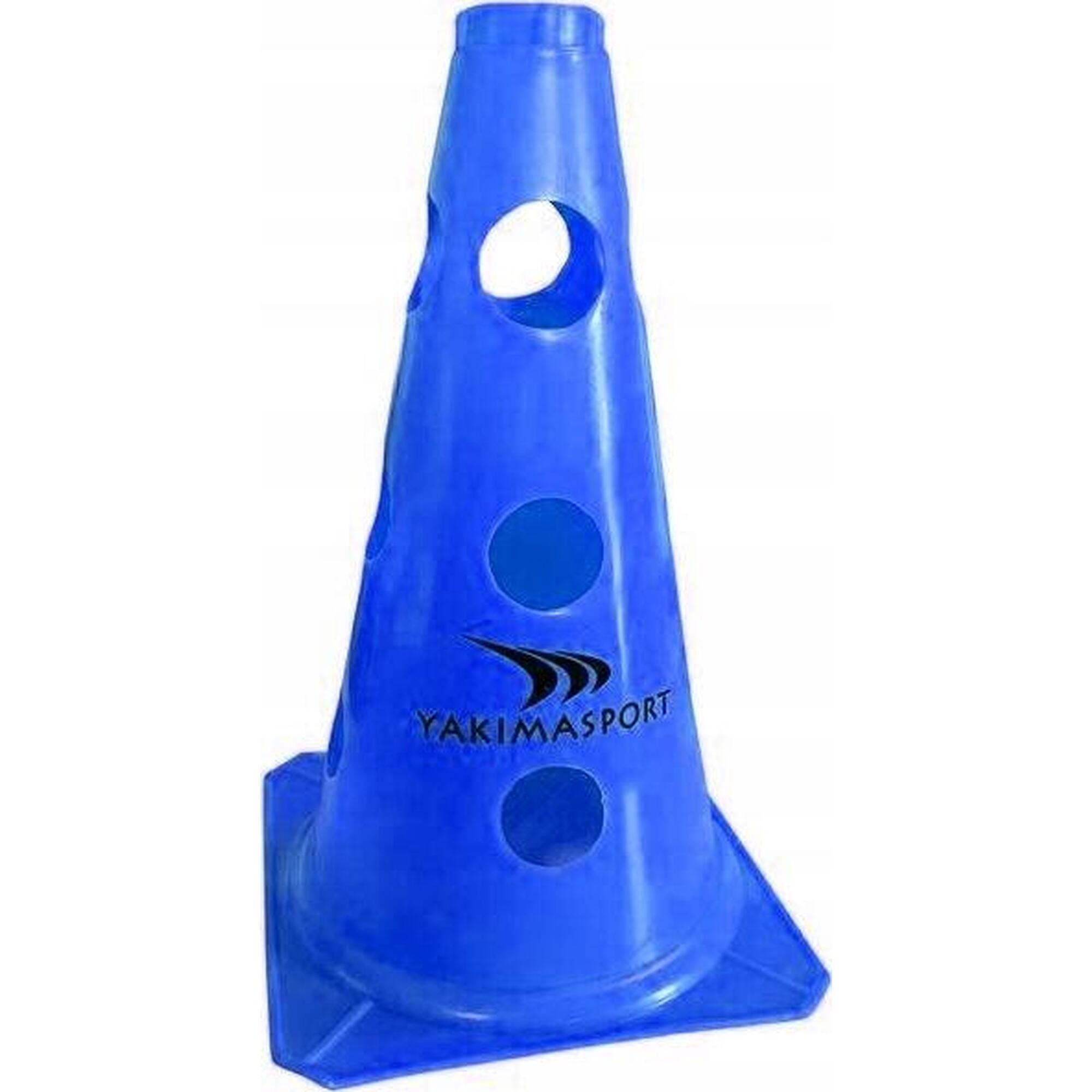 Pachołek z otworami 23cm Niebieski