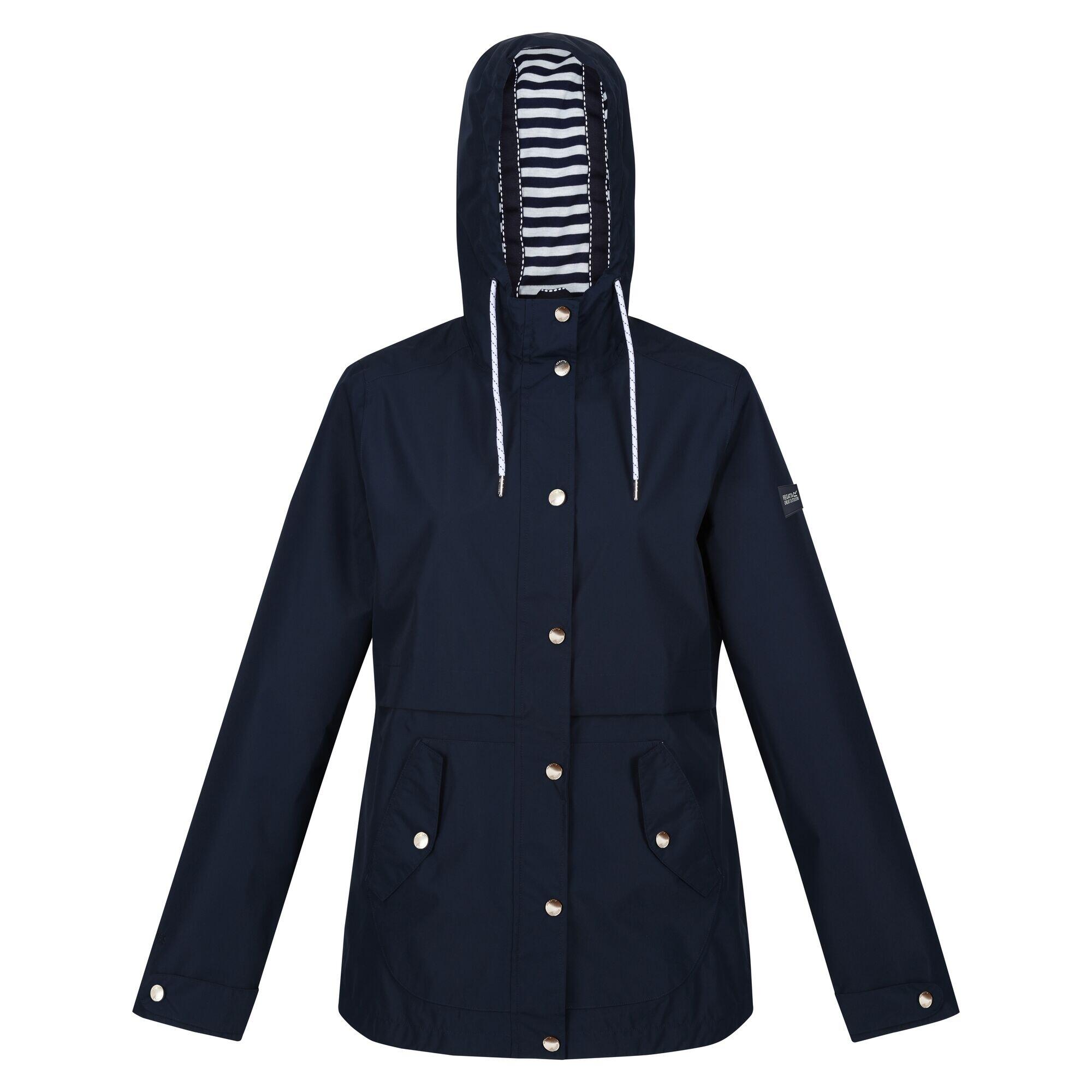 Kurtka turystyczna parka z membraną damska Bayla przeciwdeszczowa