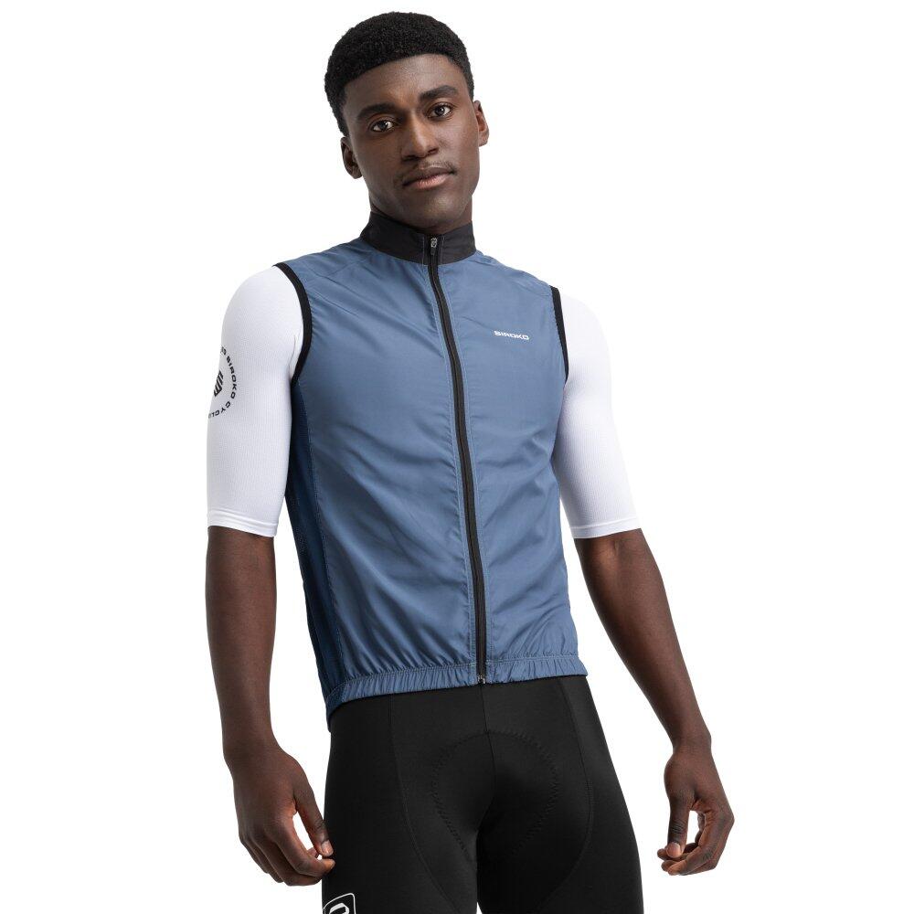 Męska wiatroszczelna kamizelka rowerowa Kolarstwo Siroko V1 Lavaredo