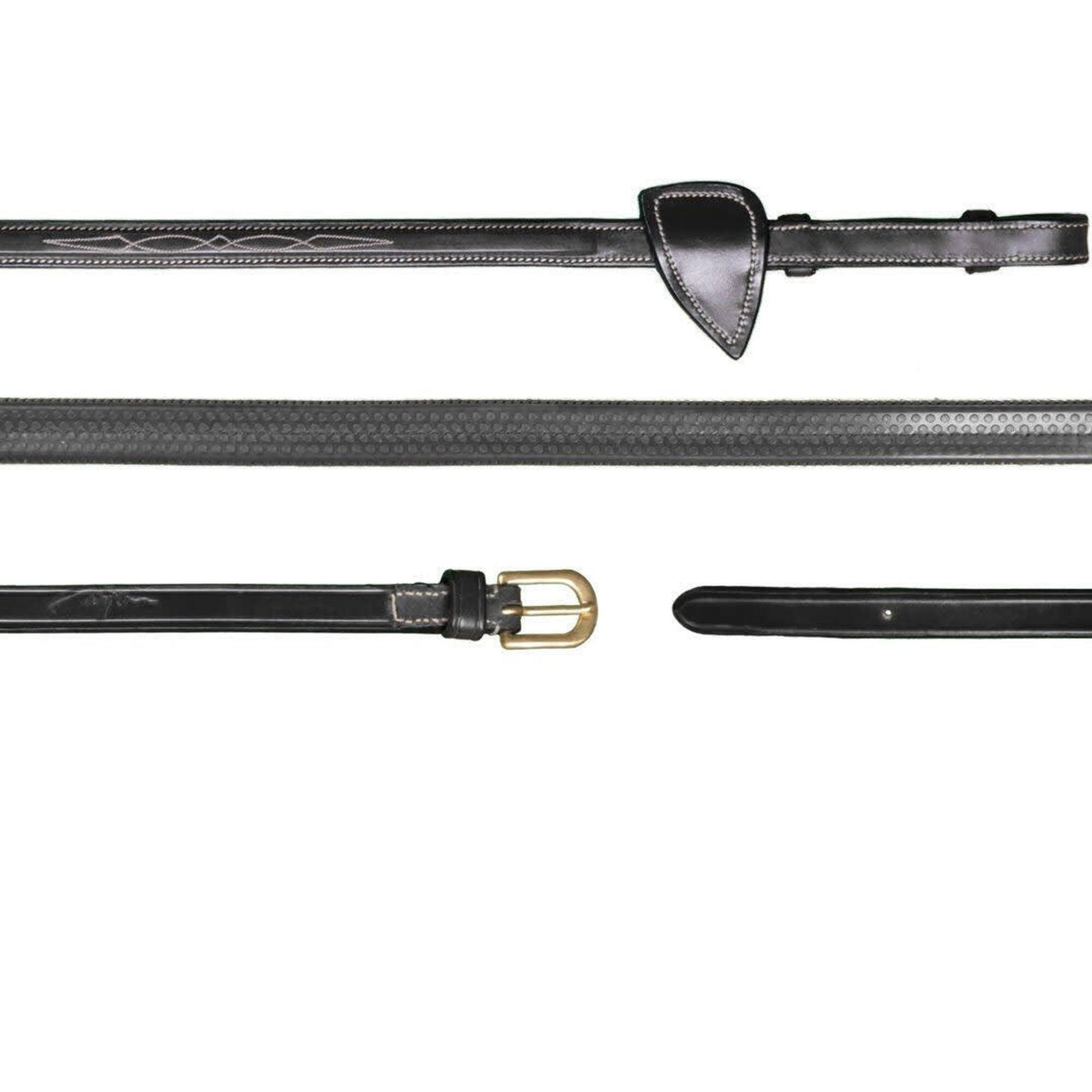 Dy'on 1/2 Rubber Teugels Zwart -