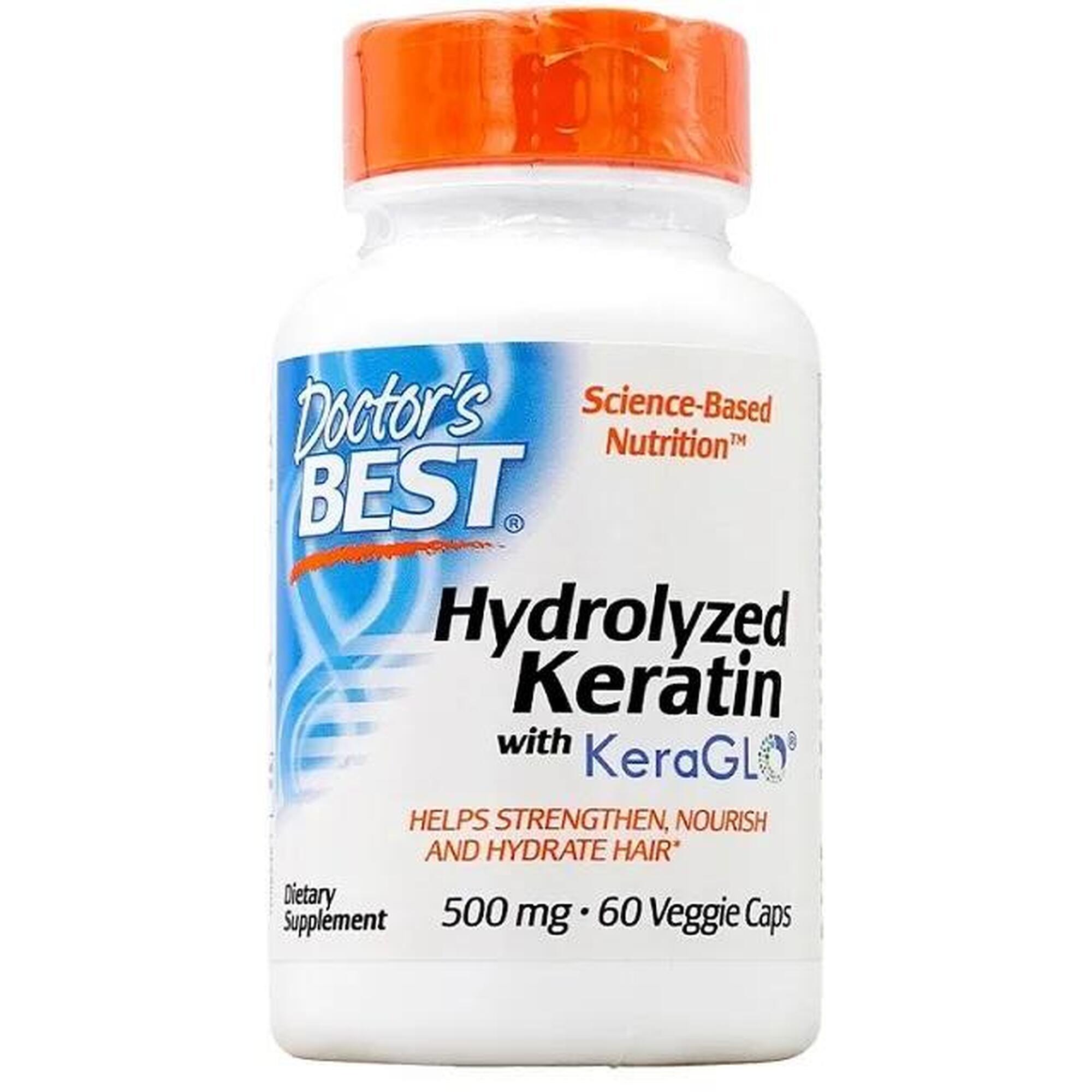 Hydrolizowana Keratyna 500mg Doctor's Best 60 vkaps
