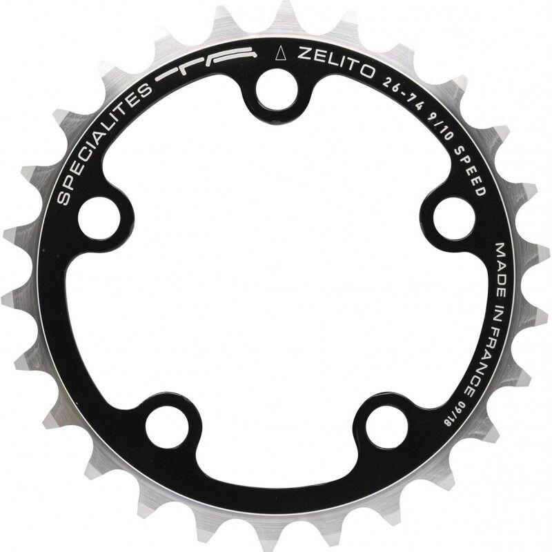 Triple road chainring inside specialities t.a. 5bra zelito 7075 shimano 9-10v.