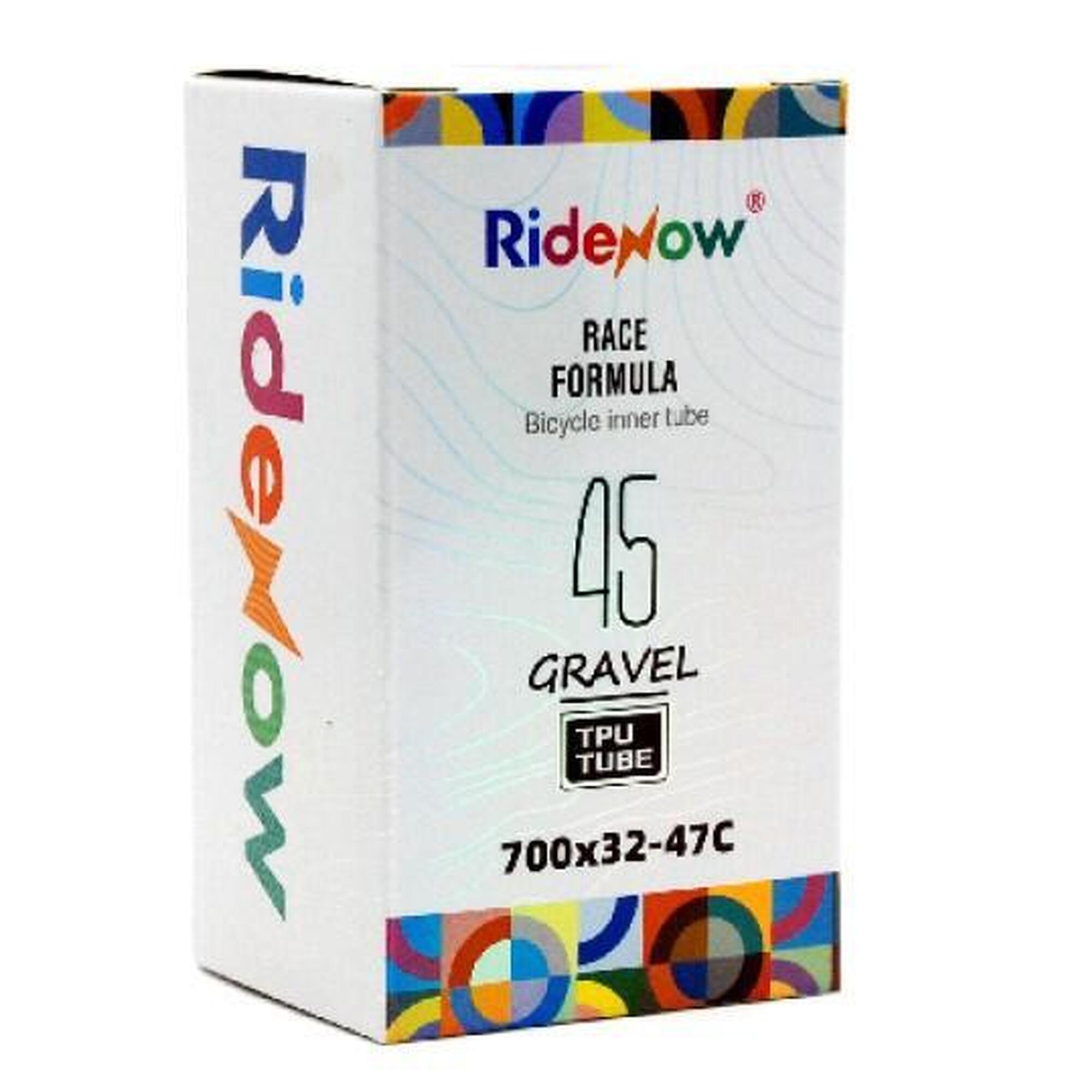 Dętka TPU RideNow Light 45g gravel 700/32-47C MTB 29/1.5-2.0 wentyl 85mm ALU