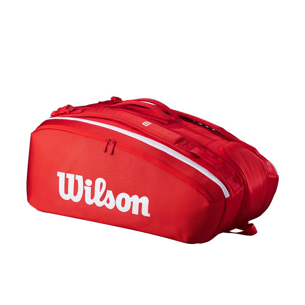 Torba tenisowa na rakiety Wilson Super Tour Red 15 PK 2025