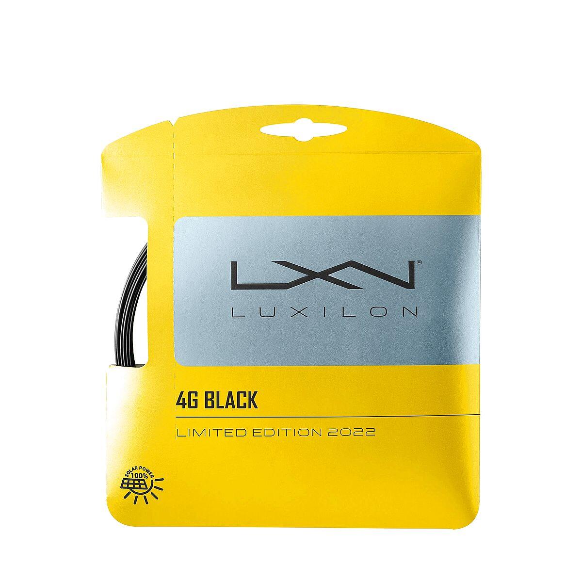 Naciąg do rakiety tenisowej Luxilon 4G Black 1,25 mm 12,2 m