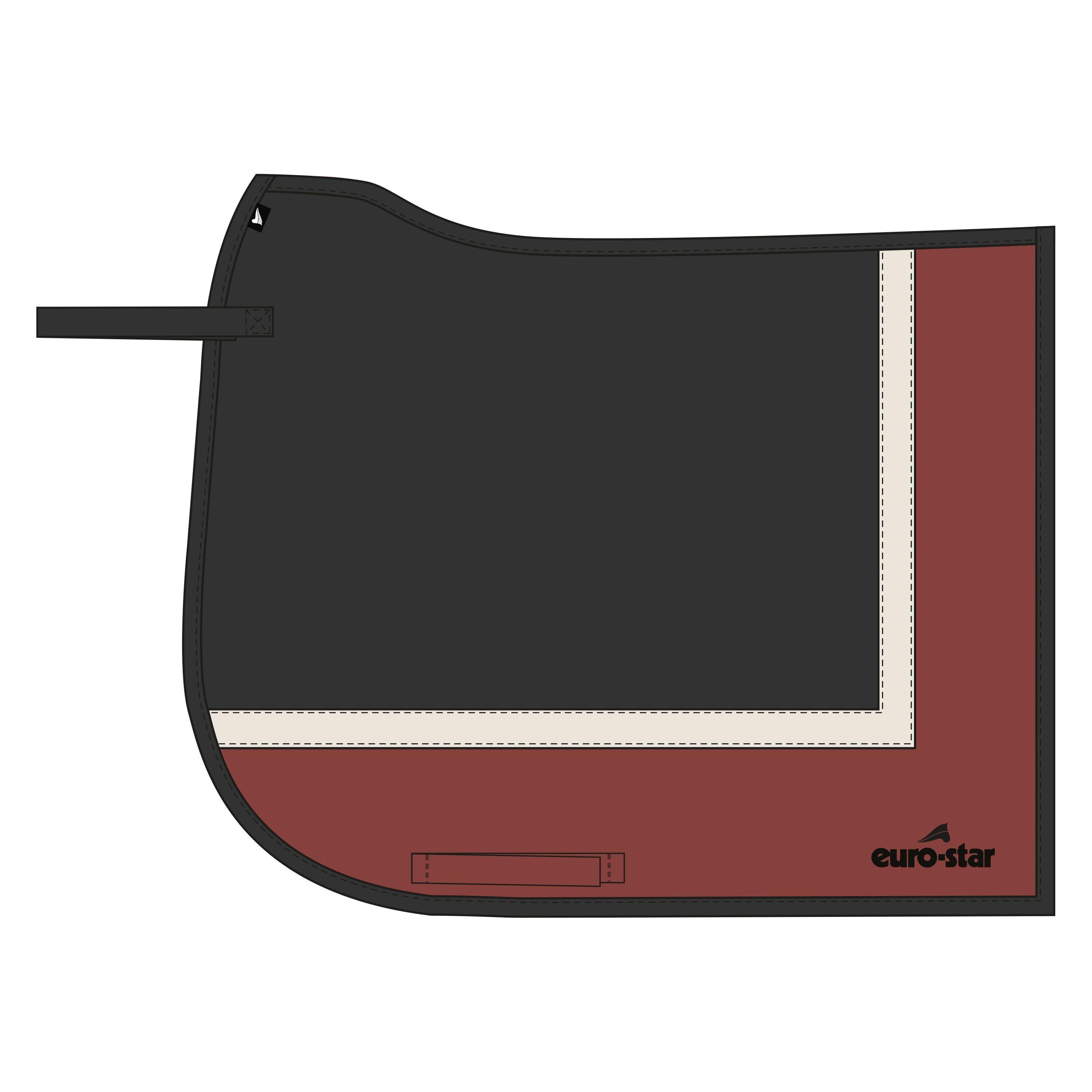 Mata ujeżdżeniowa dla koni Euro-Star Striped GP