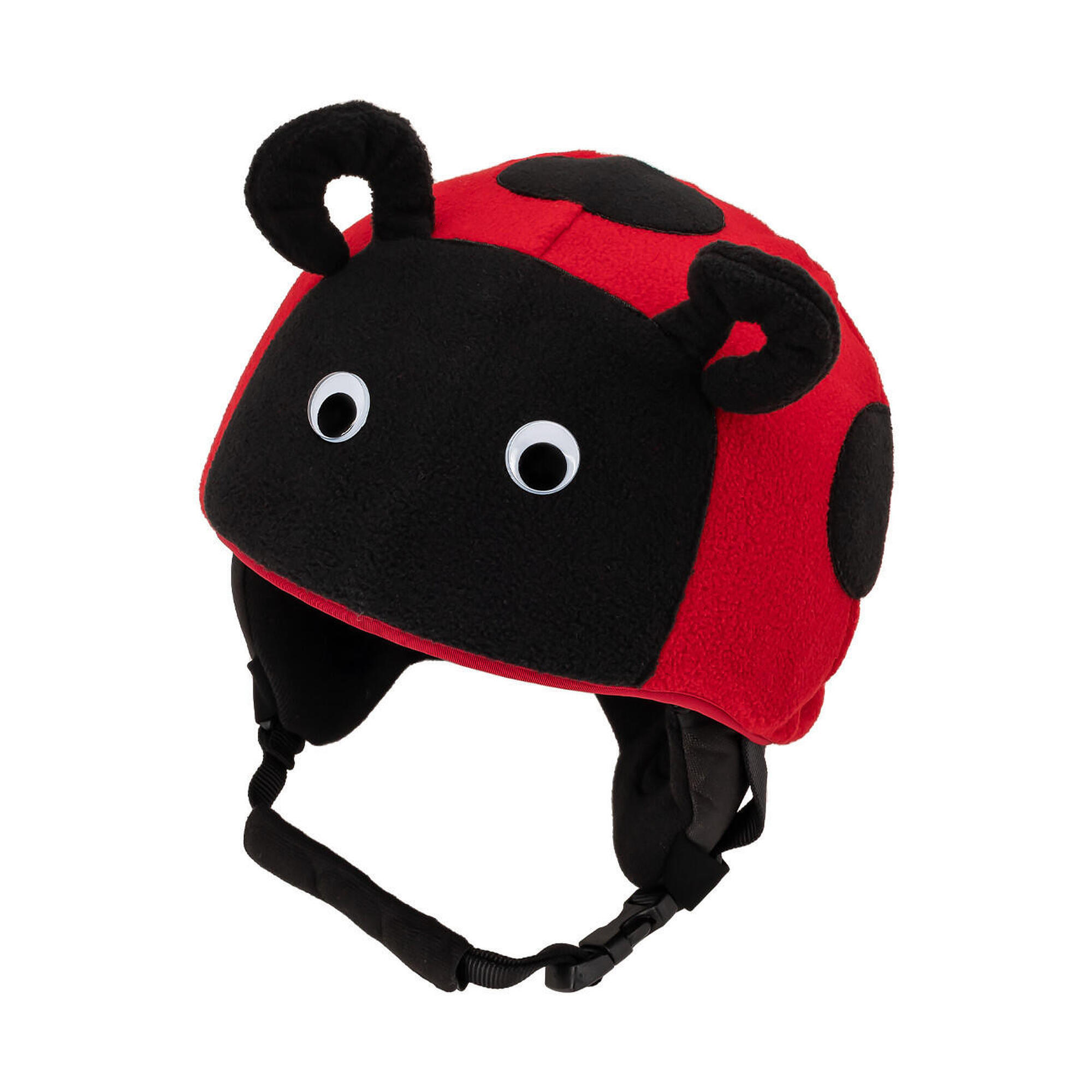 Czapka / nakładka na kask narciarski BIEDRONKA M - 80 cm -maksymalny obwód kasku