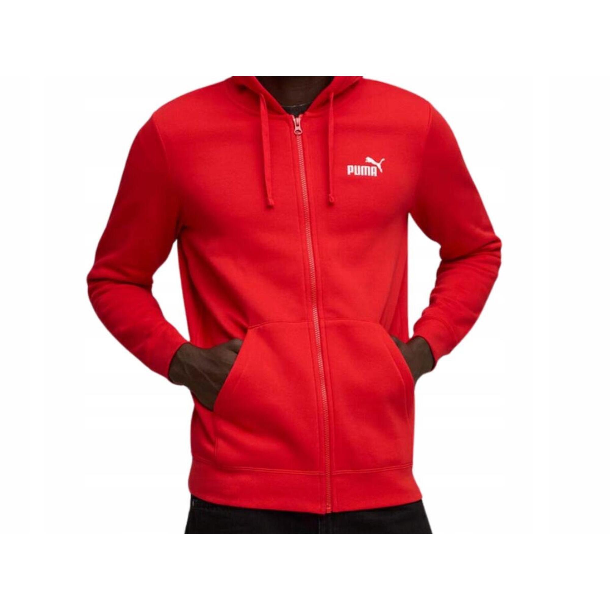 Bluza na co dzień Męska Puma Z Kapturem Na Zamek