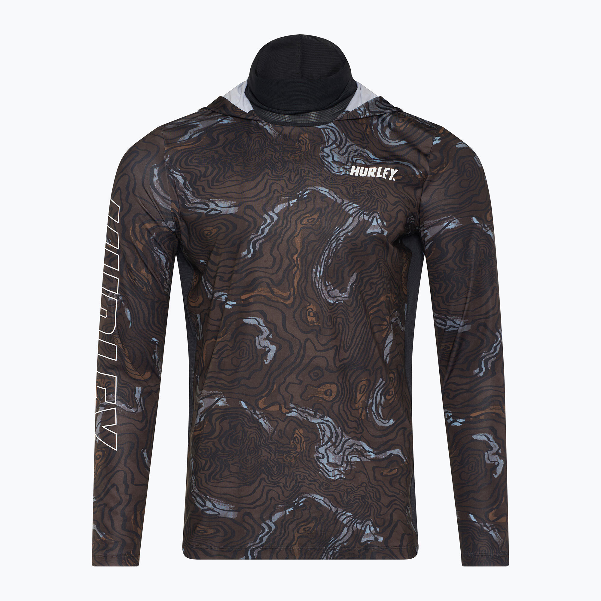 Longsleeve męski Hurley H2O-Dri Atticus Moab UPF Hood