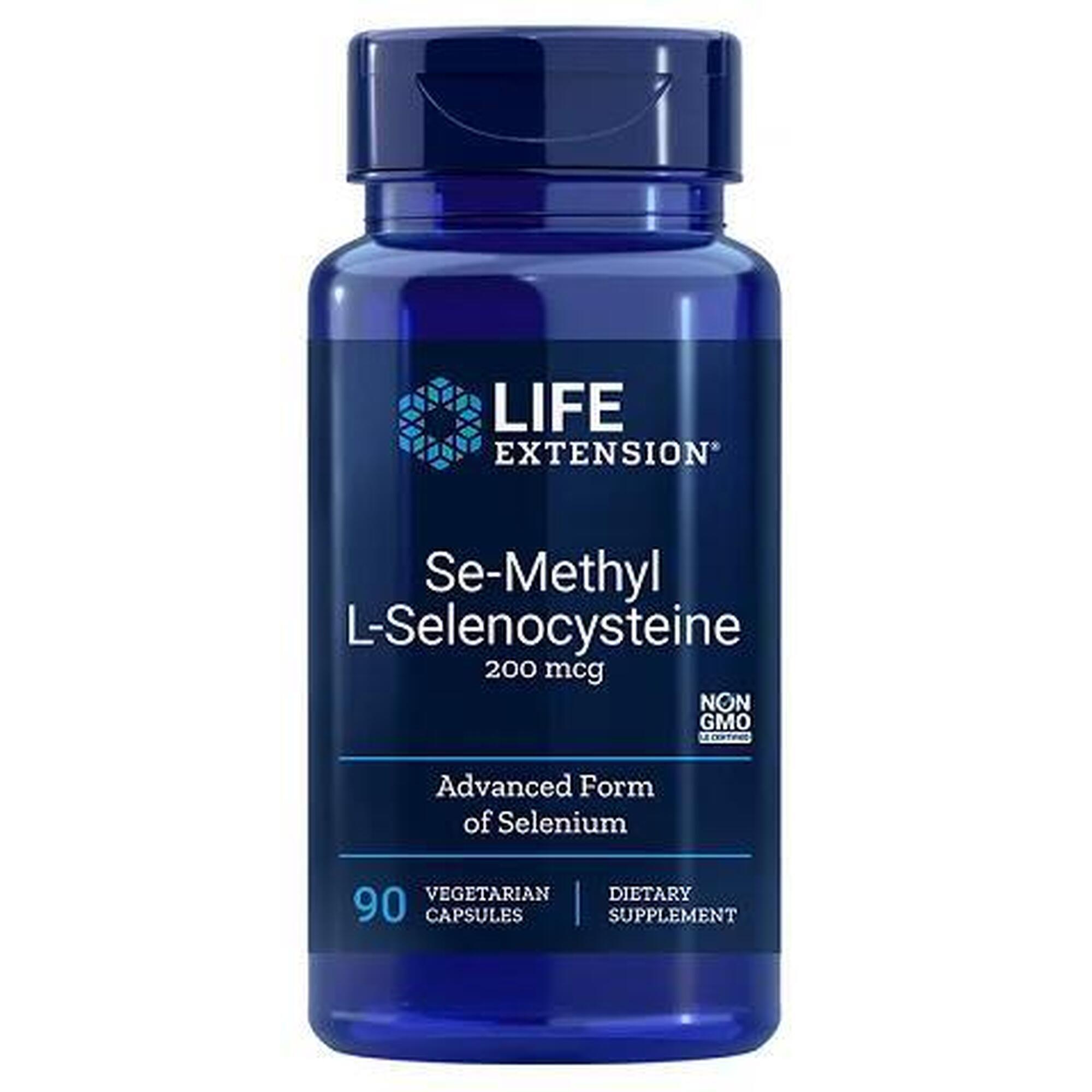Se-metylo-L-selenocysteina 200µg Life Extension 90 kapsułek roślinnych