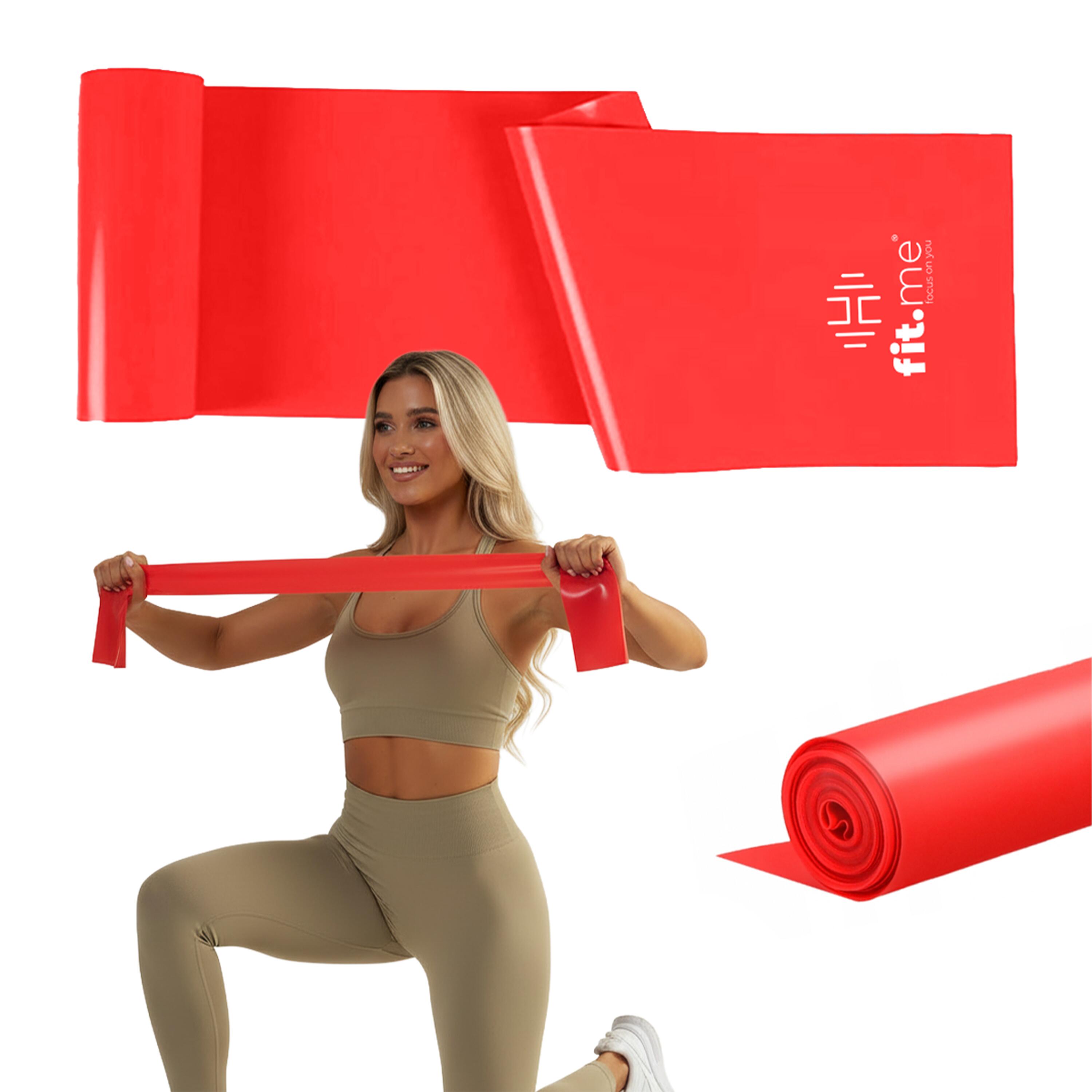 Guma Do Ćwiczeń Taśma Rehabilitacyjna Fit.me 150cm x 15cm