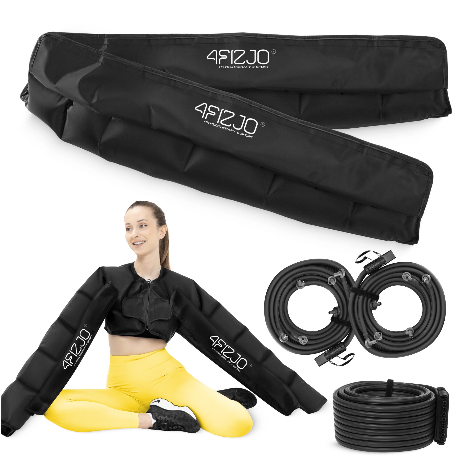 Podwójny mankiet do presoterapii na ręce, barki i klatkę piersiową 4FIZJO 2w1