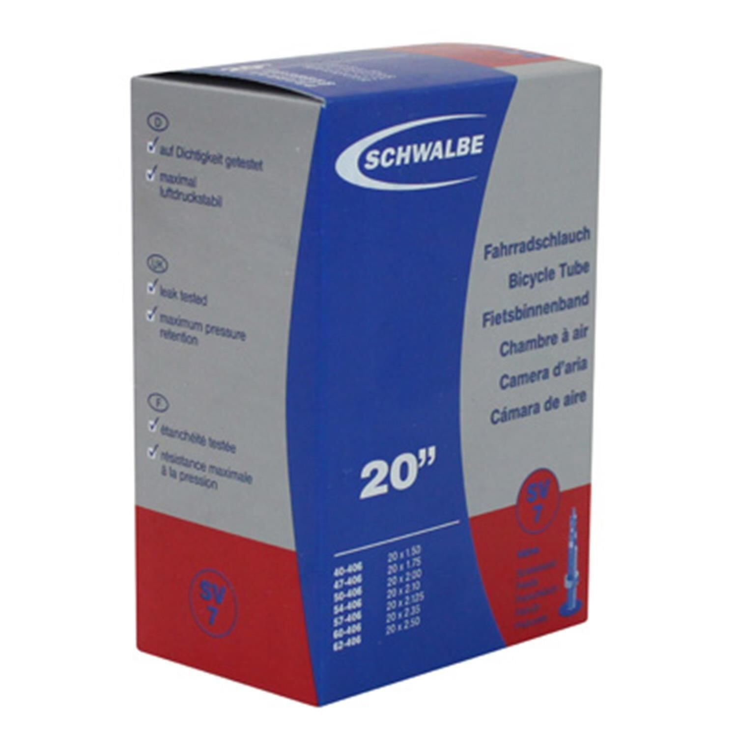 Komora powietrzna zaworu Presta Schwalbe 20 x 1.50-2.35