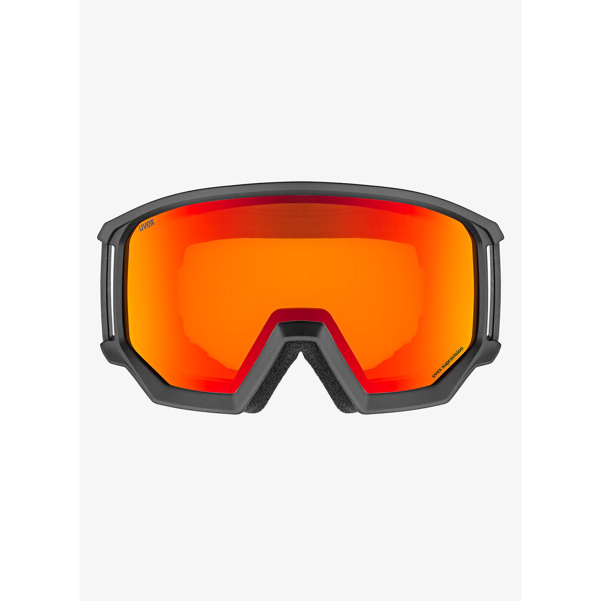 Gogle narciarskie Uvex Athletic FM - black/red/orange/clear