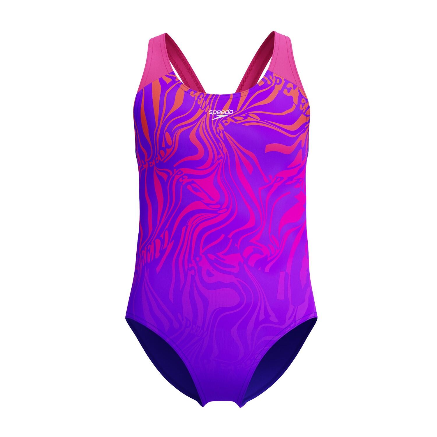 Strój kąpielowy jednoczęściowy na basen dziewczęcy Speedo SplashBack