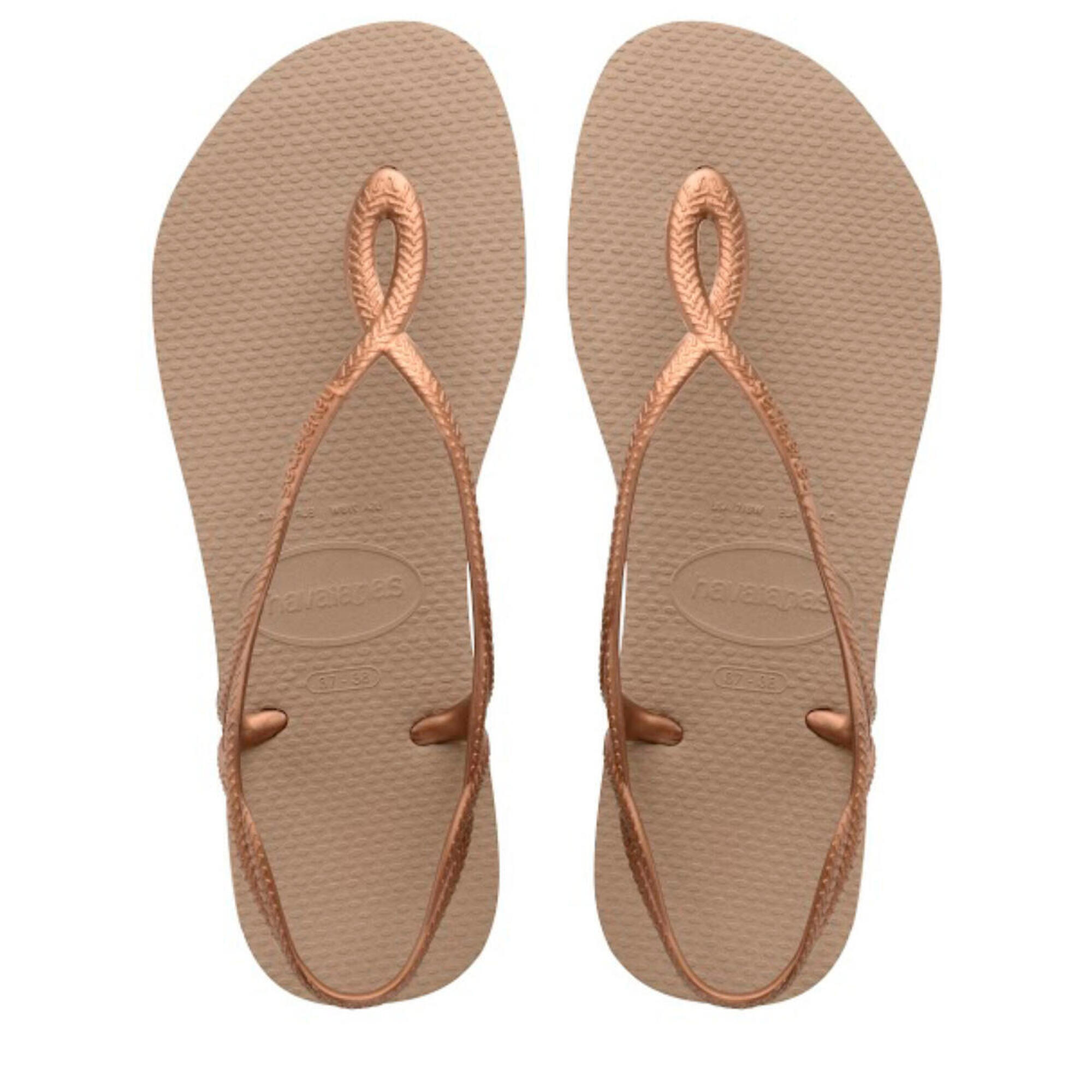 Klapki Havaianas Model 4129697 Kolor Brązowy