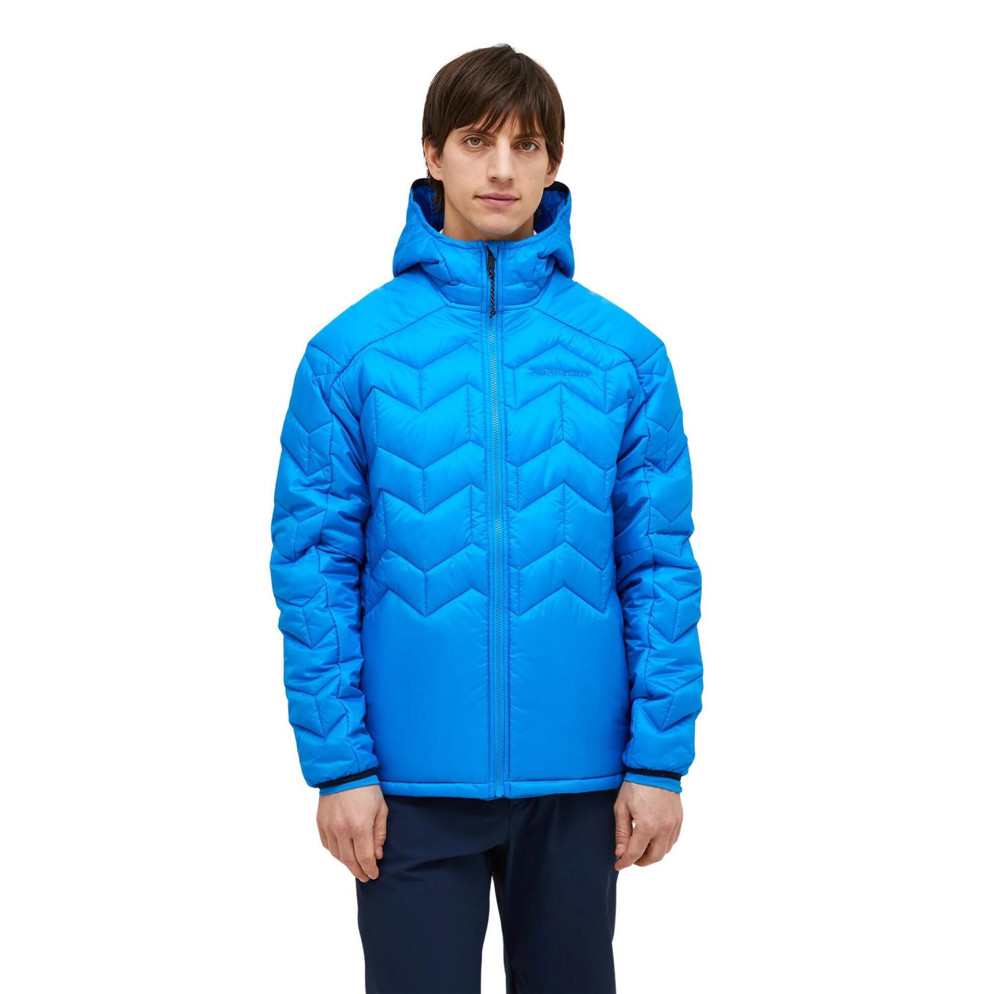 Kurtka Peak Performance męska Elevate Liner Hood niebieska - XL