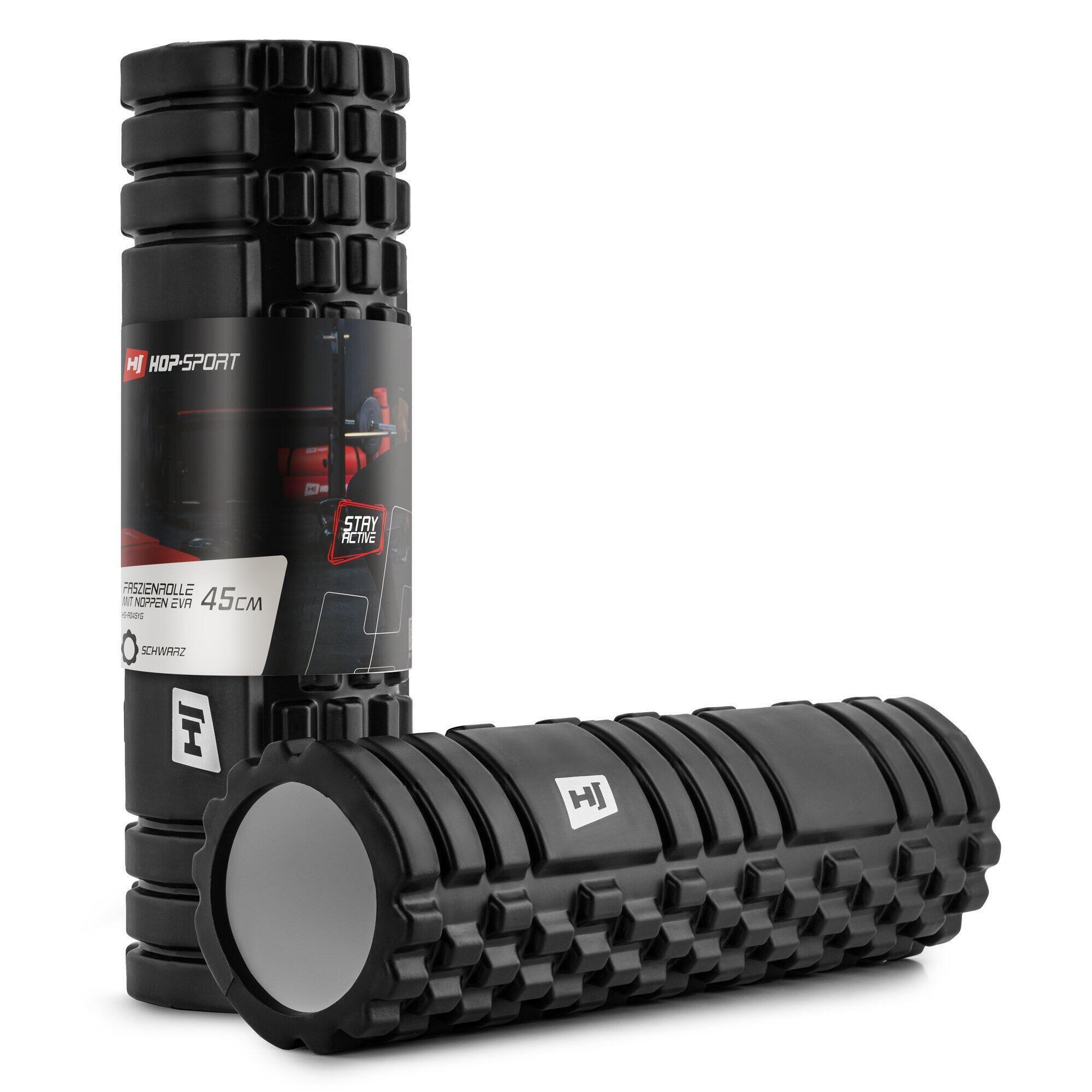 Wałek roller do masażu Hop-Sport EVA 45cm