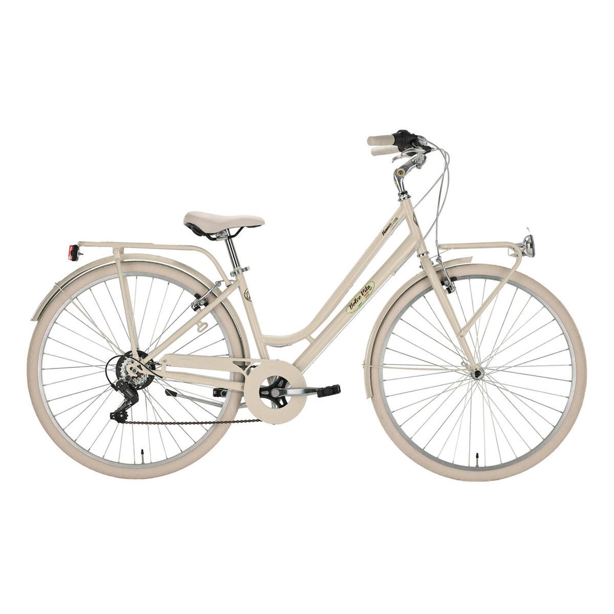 Rower miejski Dolce Vita by Canellini ROMA 28" kobieta - Kremowy