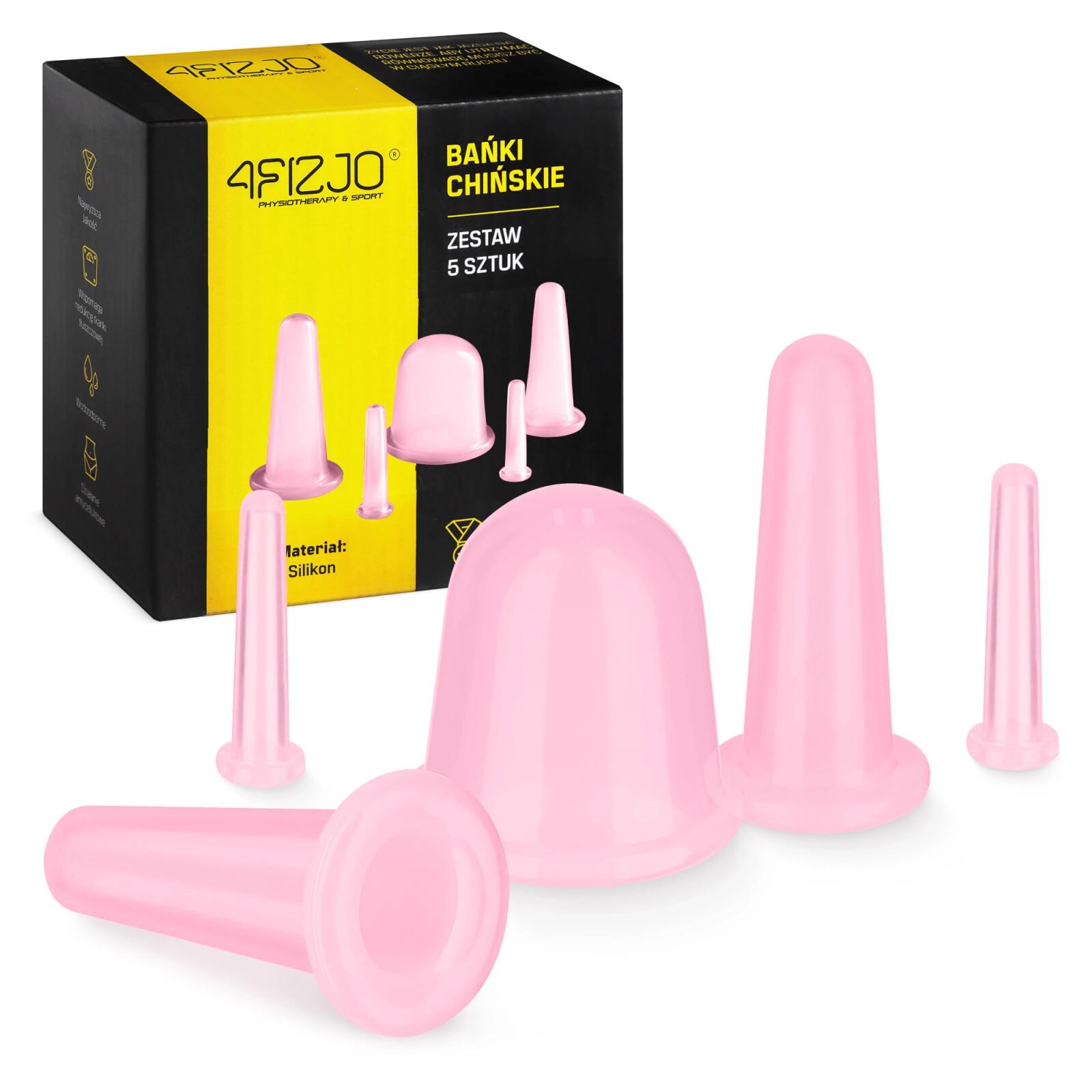 Bańki chińskie do masażu 4FIZJO 5 szt.