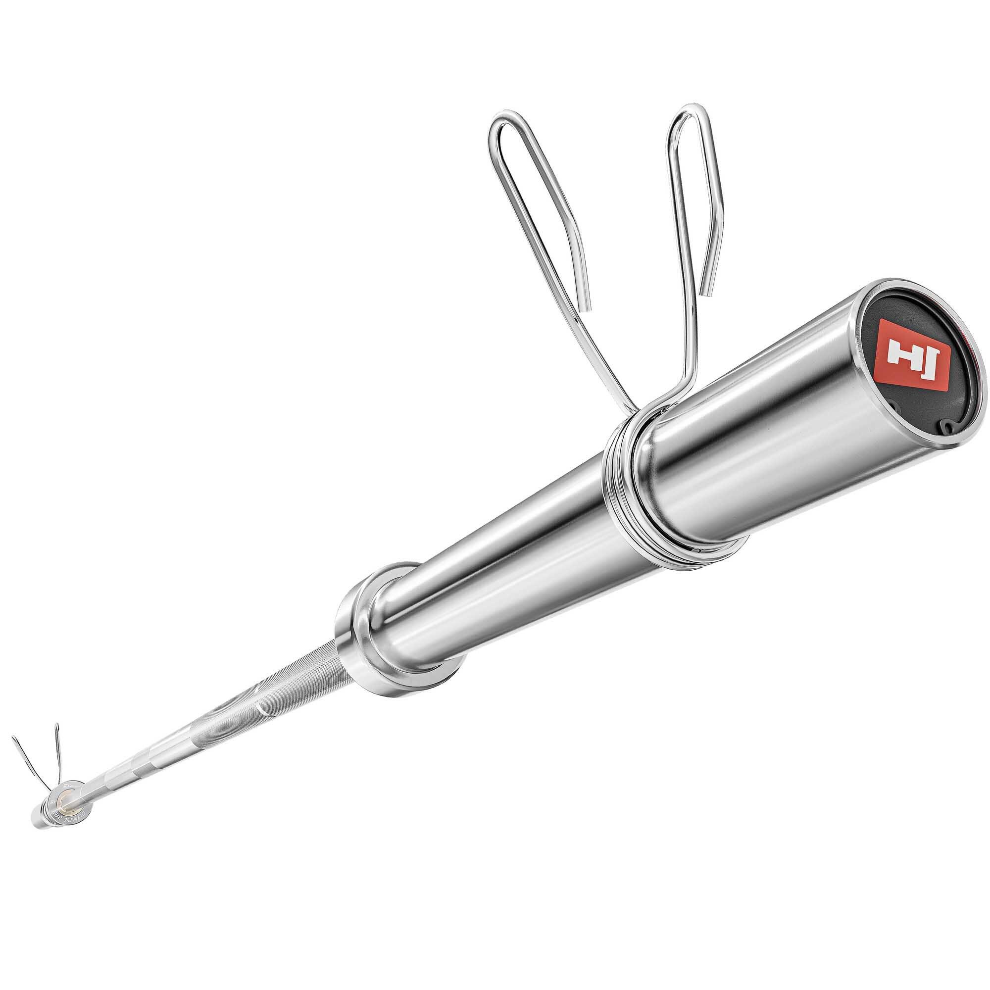 Gryf olimpijski prosty Hop-Sport 220 cm (50 mm) z tuleją obrotową