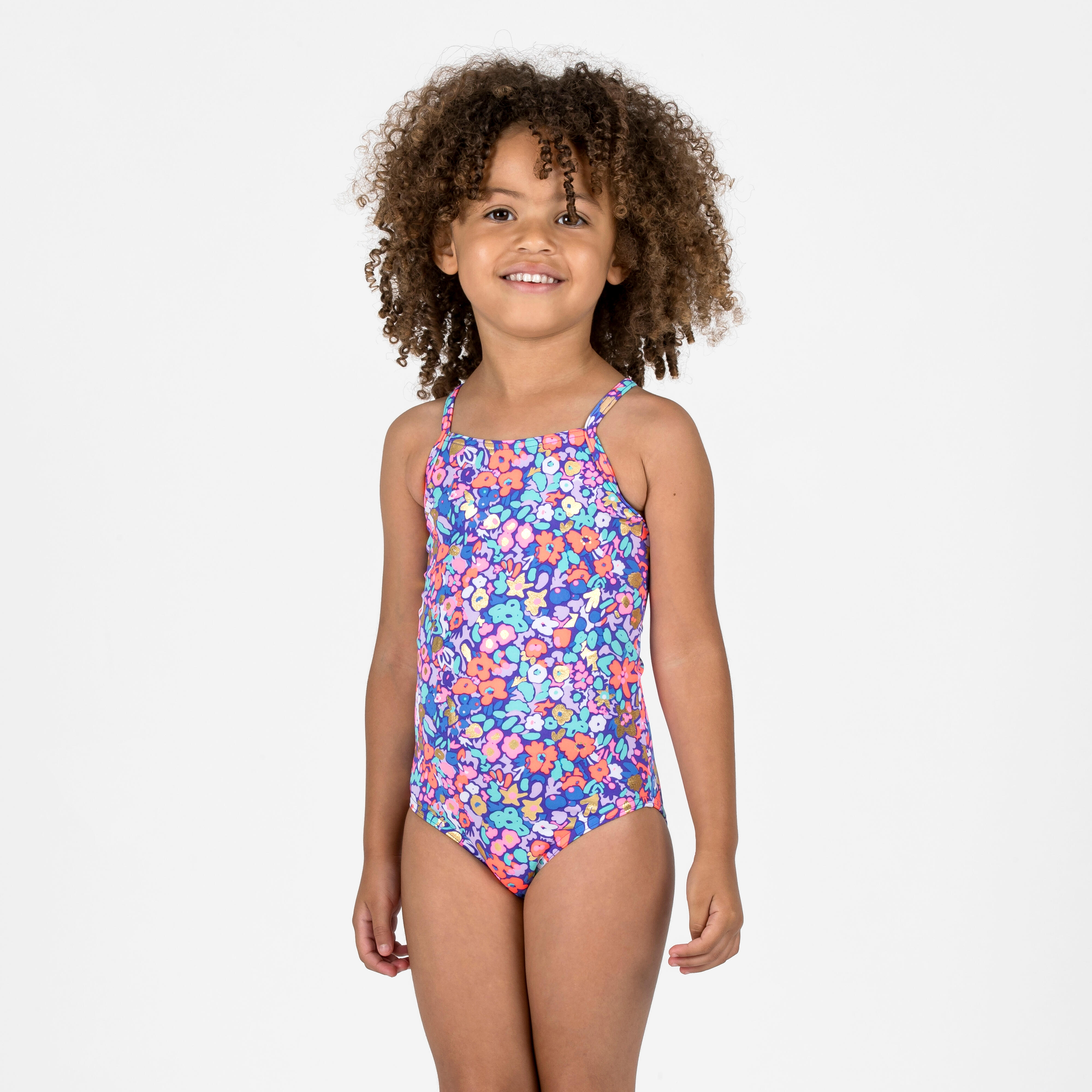 Kostium kąpielowy jednoczęściowy surfingowy dla dzieci Decathlon Hanalei