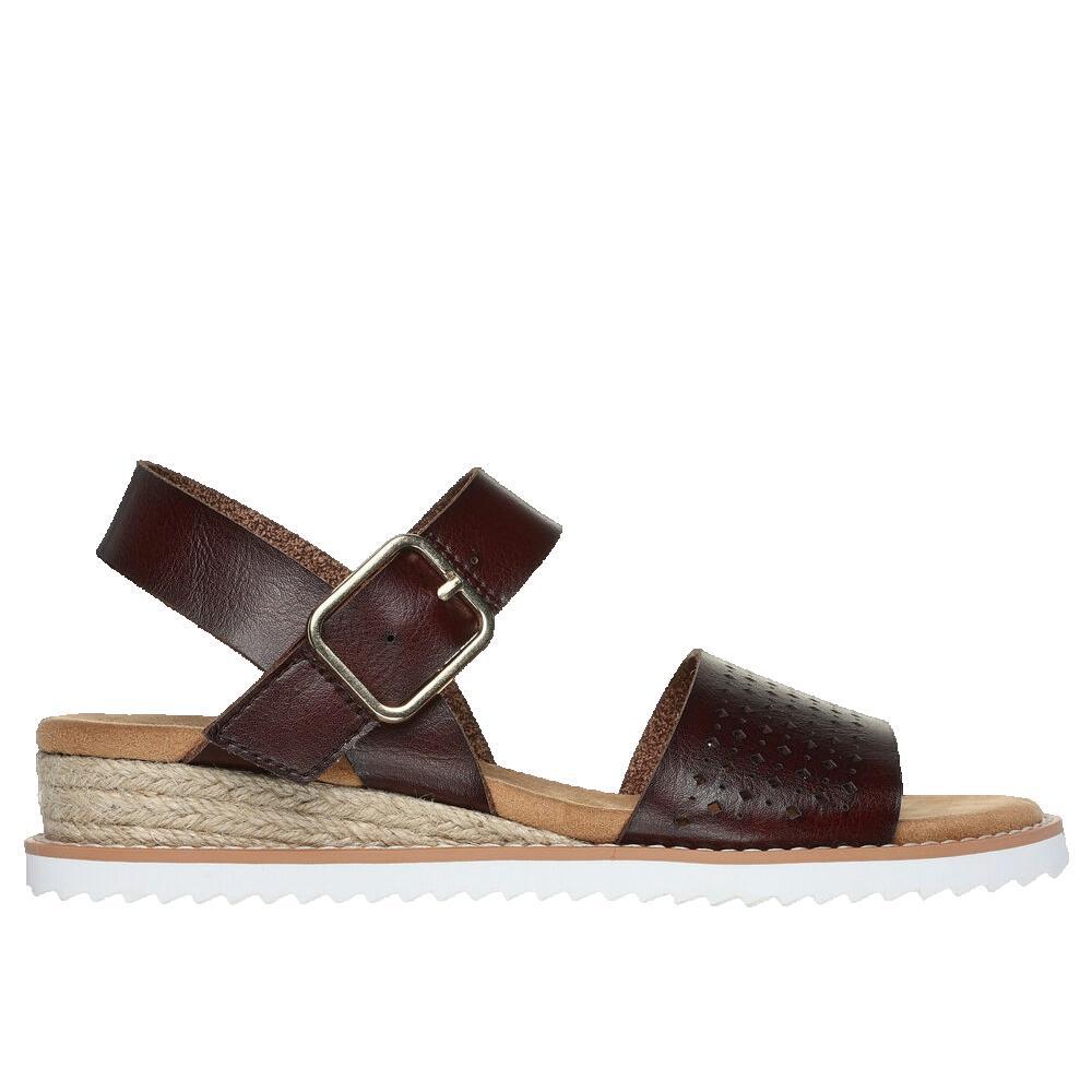 Buty Kobieta Skechers Bobs Desert Kiss Sunny Flair brązowy