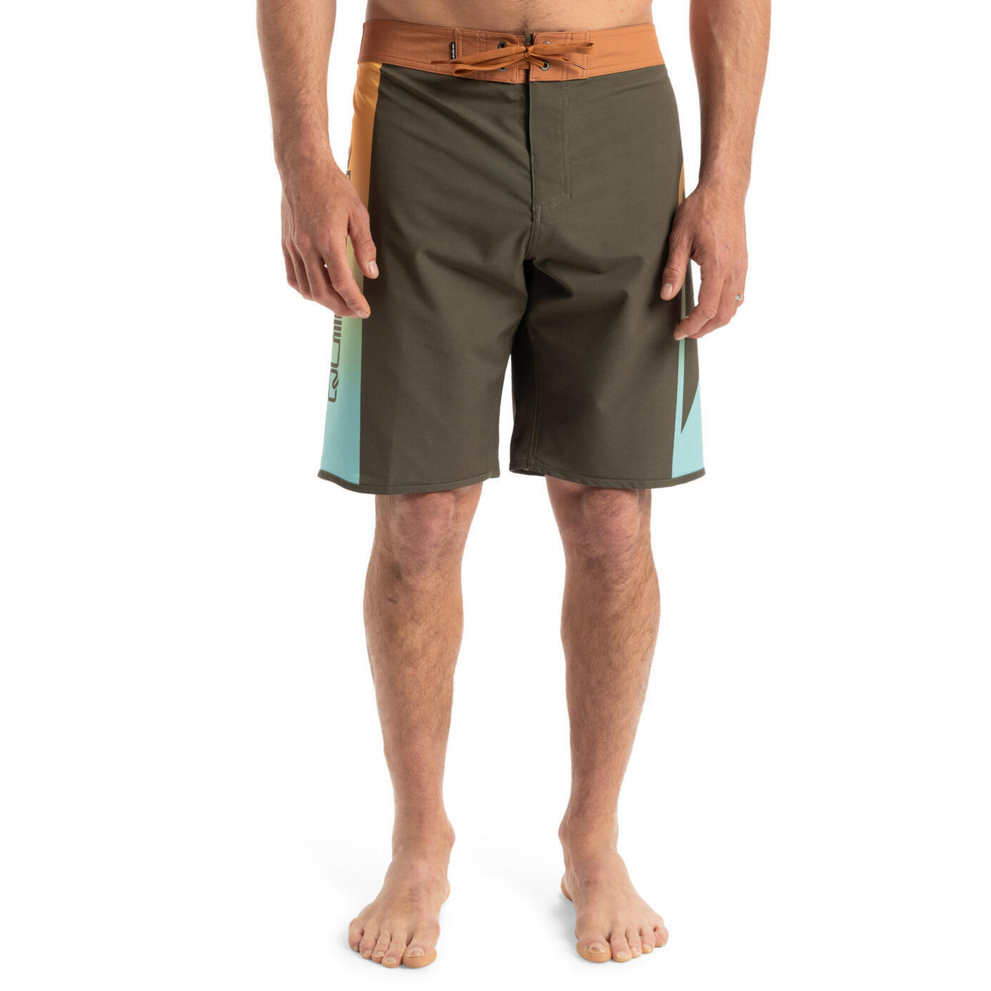 Spodenki boardshort dla Mężczyzn SURFSILK HOLMES 20" Brązowy