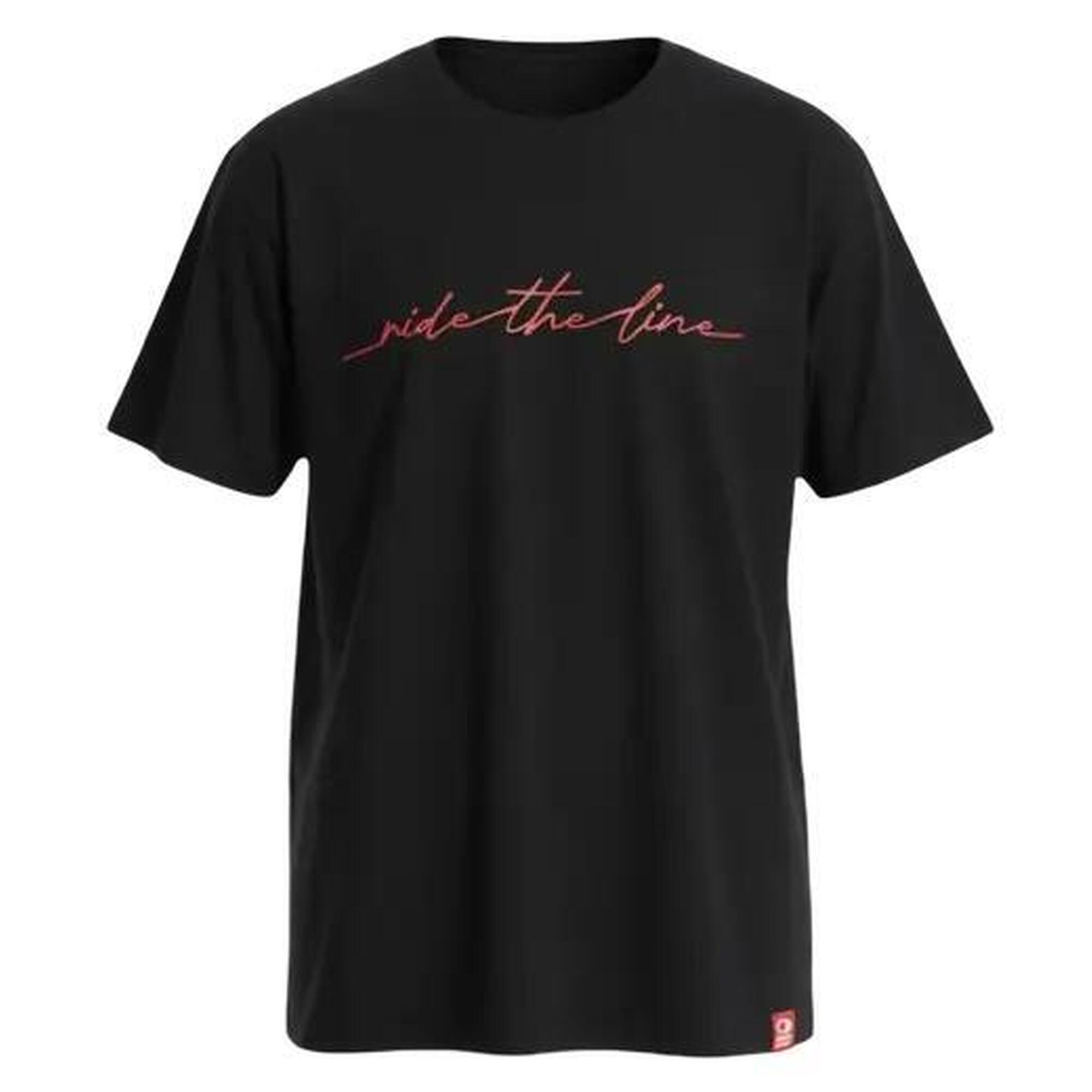 Odzież T-shirts unisex SkatePro RIDE THE LINE Koszulka - XL - Czarny