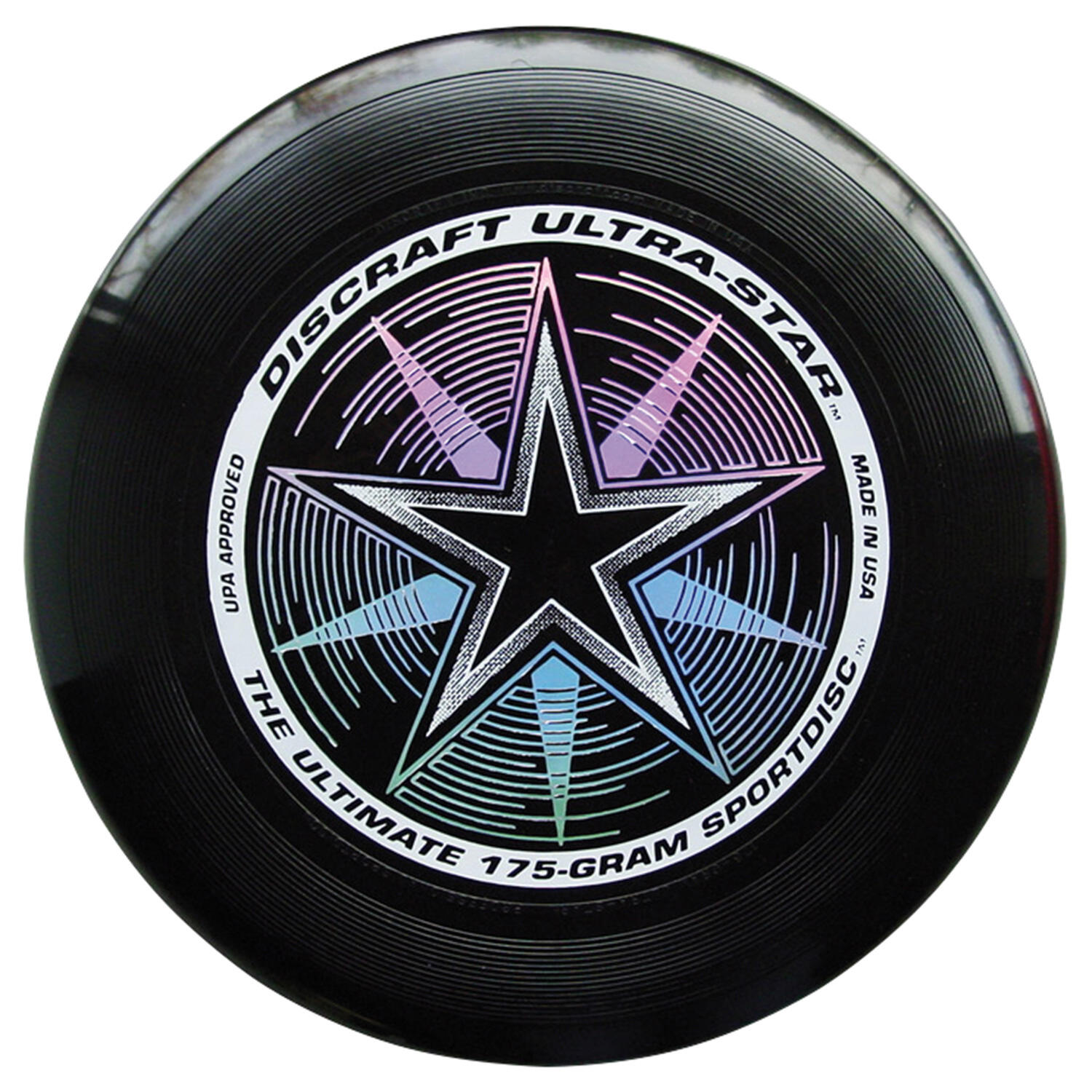 Frisbee Discraft UltraStar Black 175 gr DCUSBL Czarny 27,5 cm
