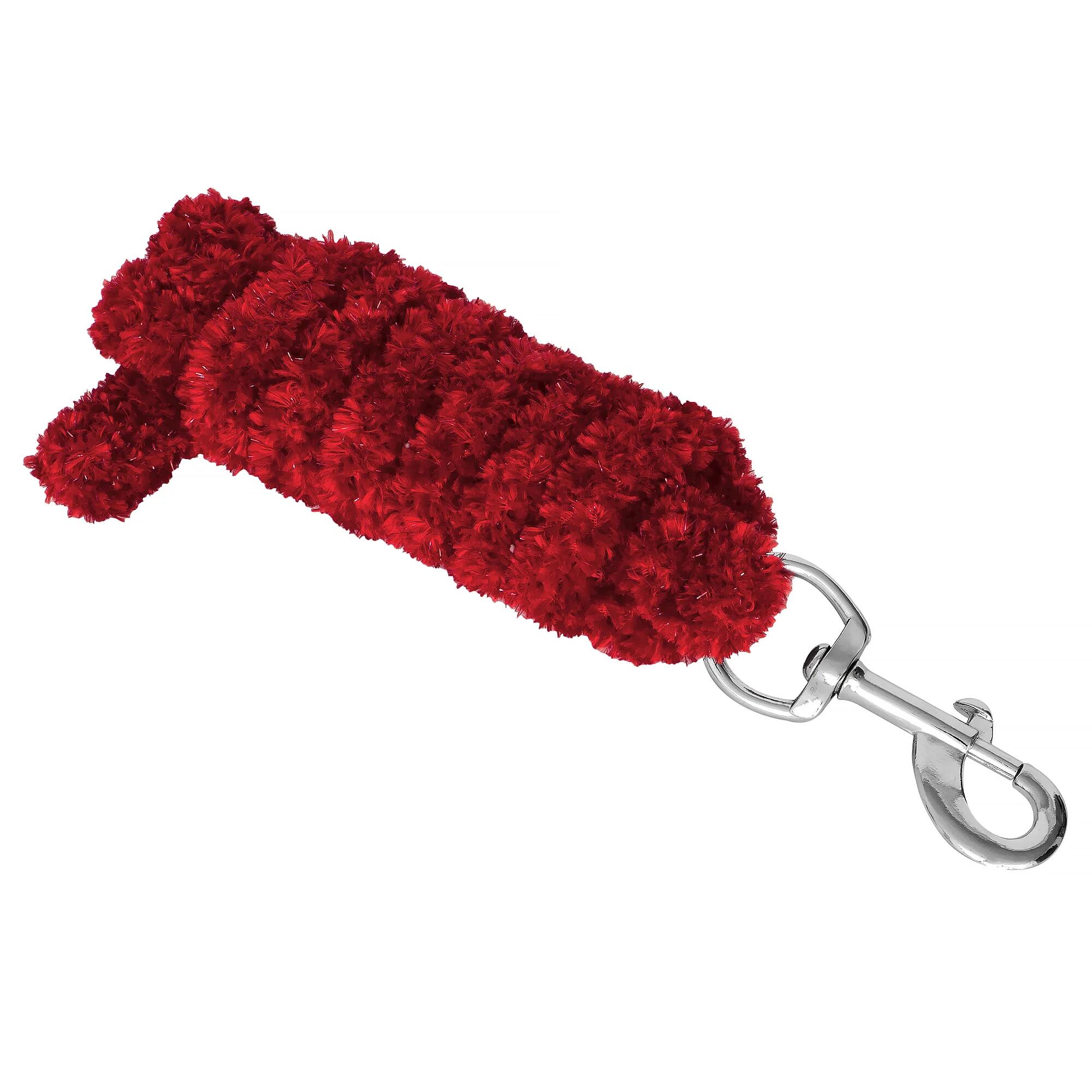 Uwiąz dla konia START Fluffy 2m puszysty, klasyczny karabińczyk SNAP