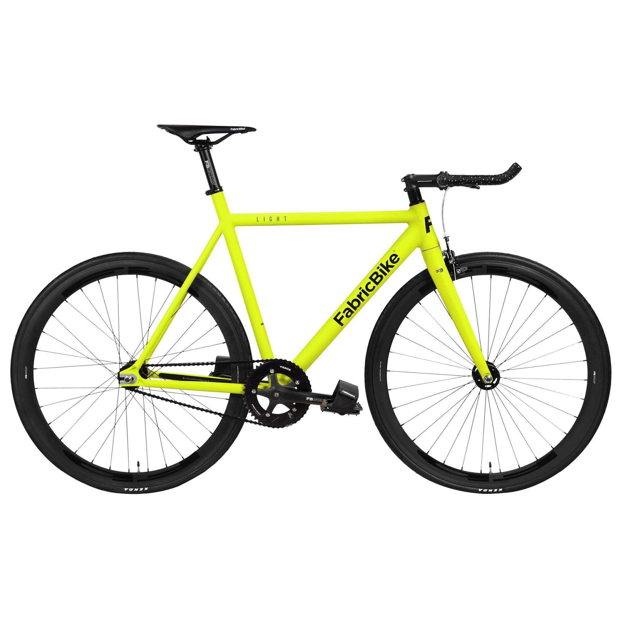 28-calowy lekki aluminiowy rower typu fixie, Yellow Lime
