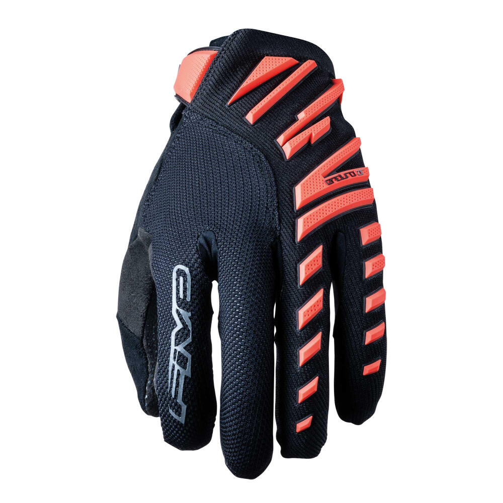 Rękawice ENDURO AIR - FLUO RED/BLACK (fluorescencyjny czerwony/czarny) - S/8