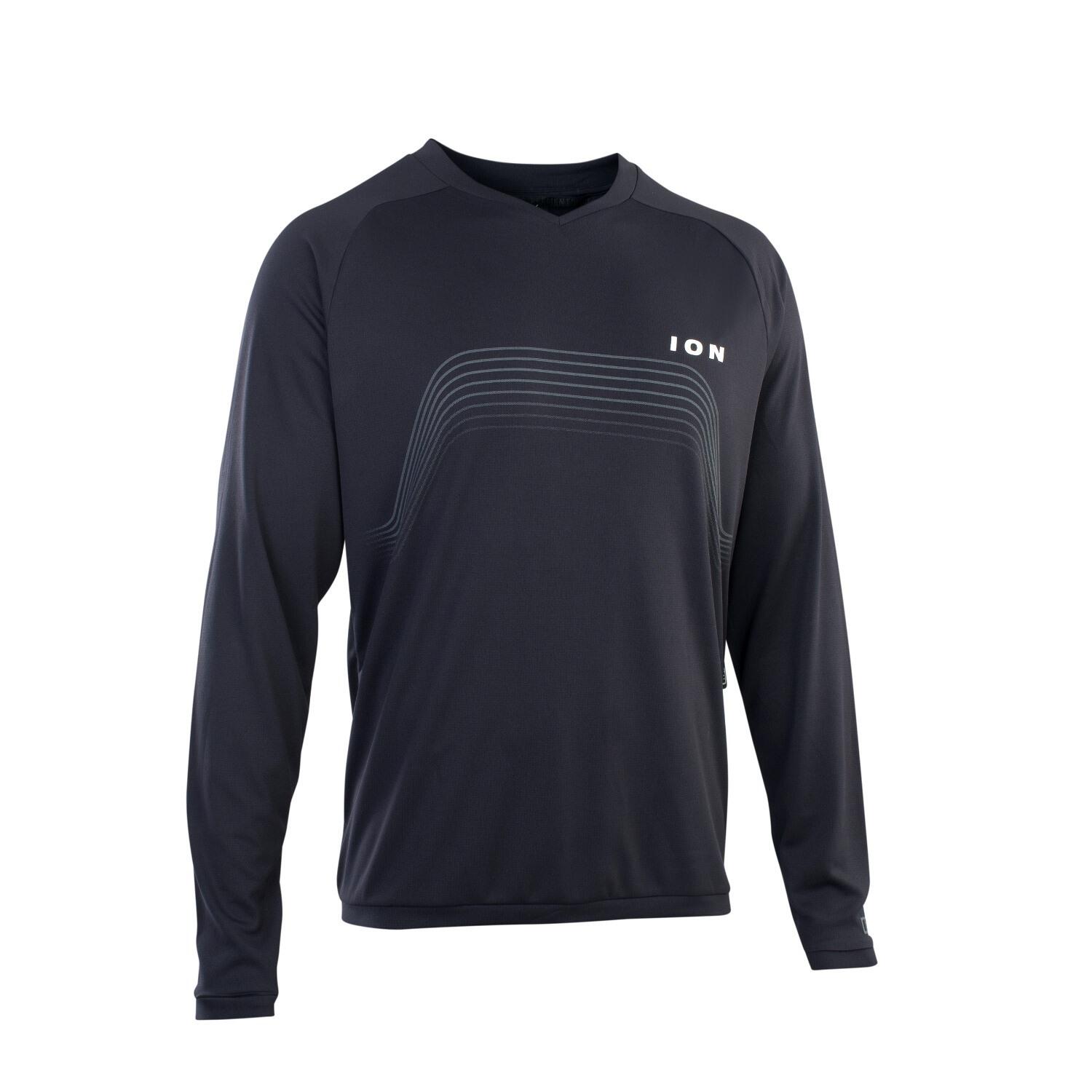 Longsleeve rowerowy męski ION Traze black