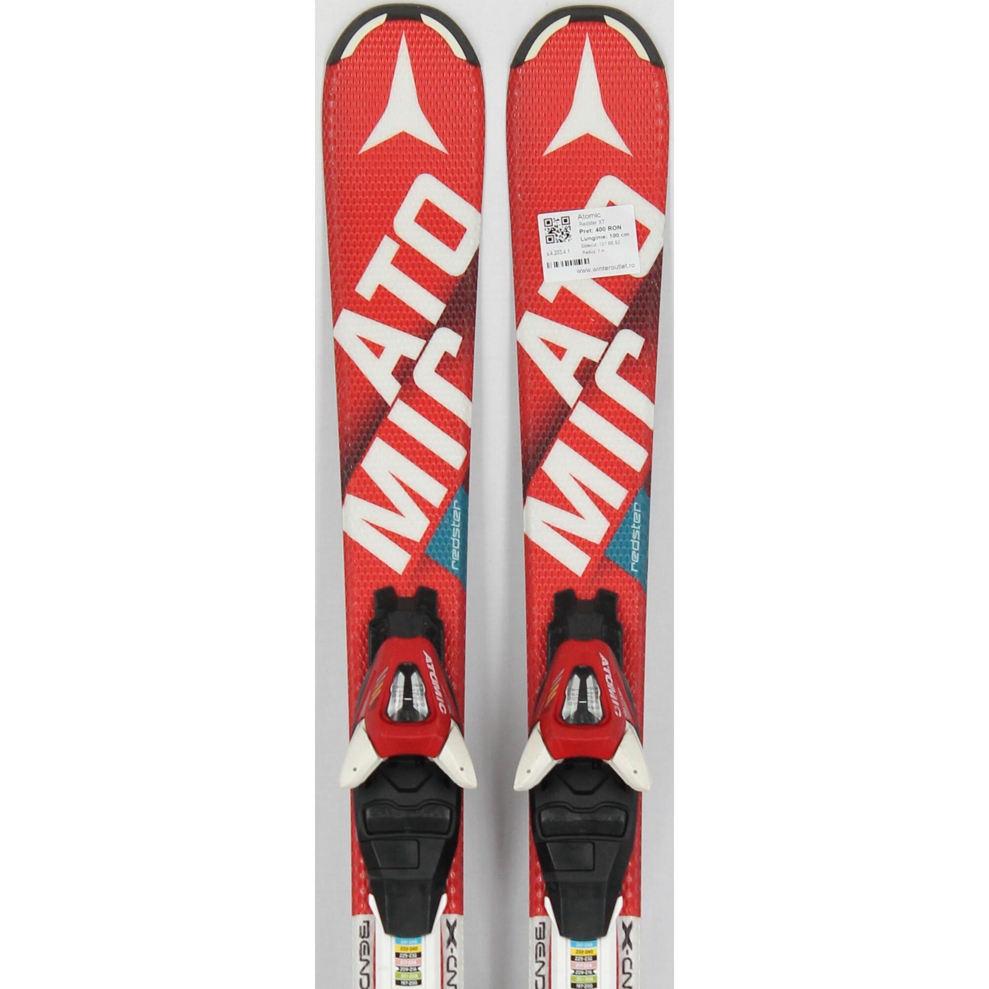Second Life- Narty ATOMIC Redster XT, 100 cm- Stan bardzo dobry
